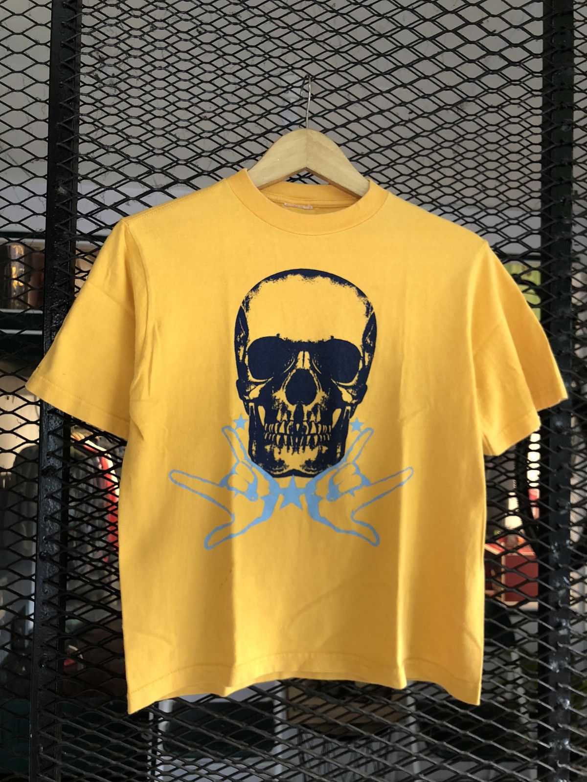 Hysteric Glamour × Japanese Brand × Vintage JAPANESE STYLE PUNK SKULL SHIRT Size US S / EU 44-46 / 1 - 1 Thumbnail