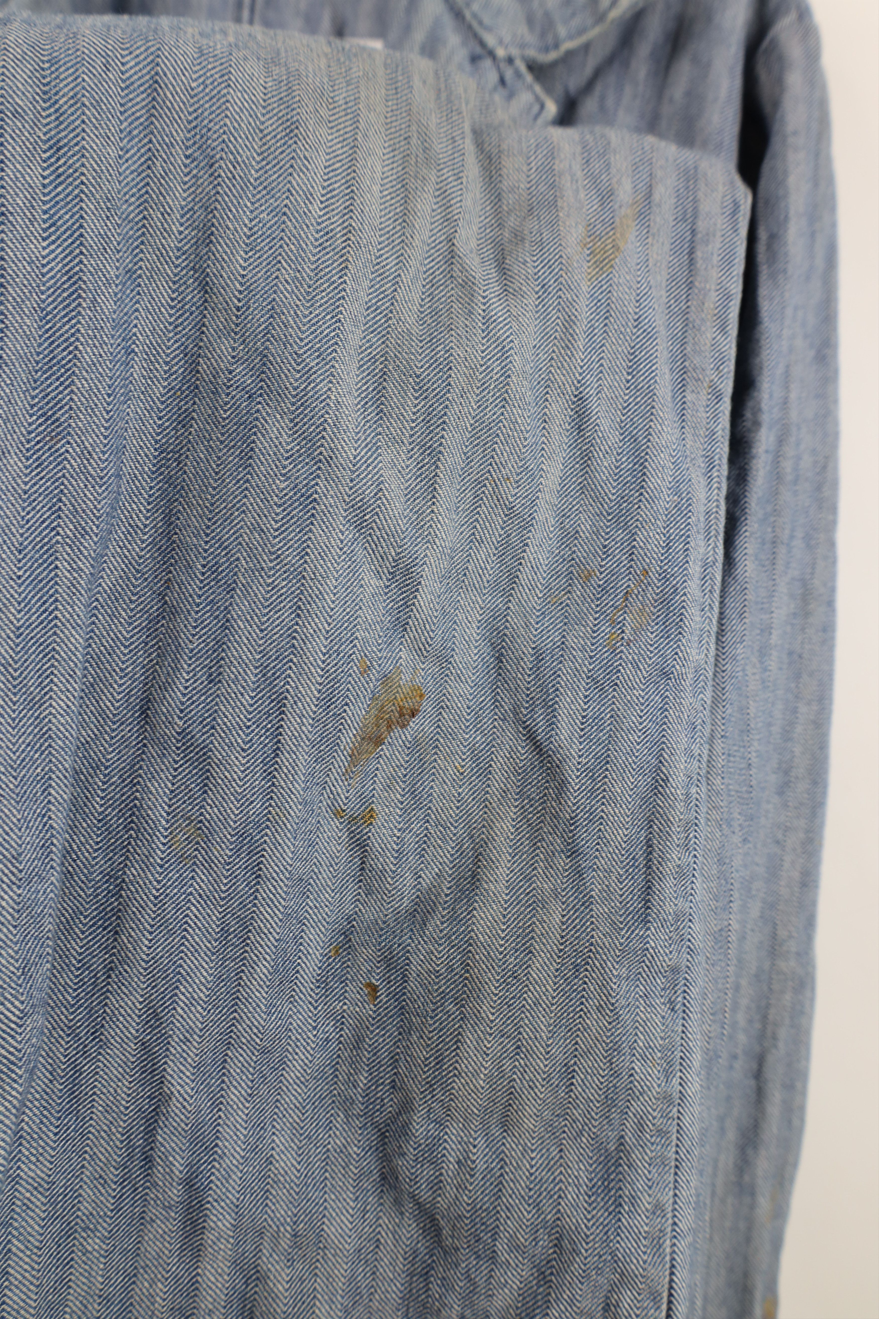 Walls Vintage 70s 80s Walls HBT Herringbone Twill Coveralls Bibs Size US 36 / EU 52 - 19 Thumbnail