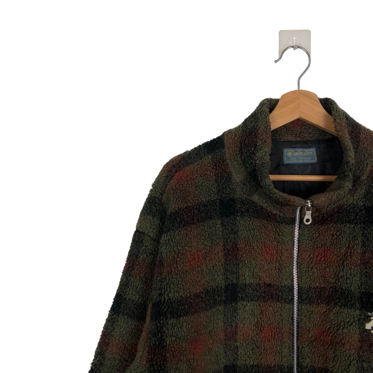 Japanese Brand 🔥90’s VINTAGE DESCENTE FLEECE SHERPA JACKET TARTAN DESIGN Size US M / EU 48-50 / 2 - 6 Thumbnail