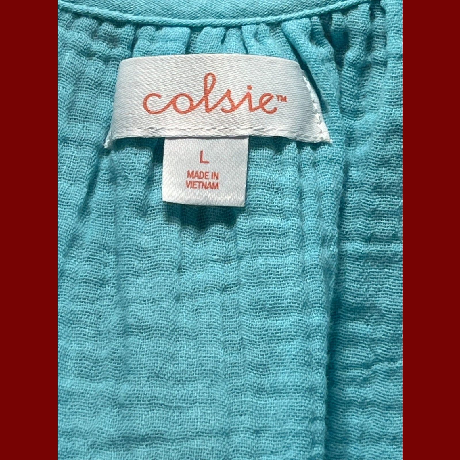 Other Colsie - Women's Tiny Tank Top - Light Blue - Large Size L / US 10 / IT 46 - 9 Thumbnail