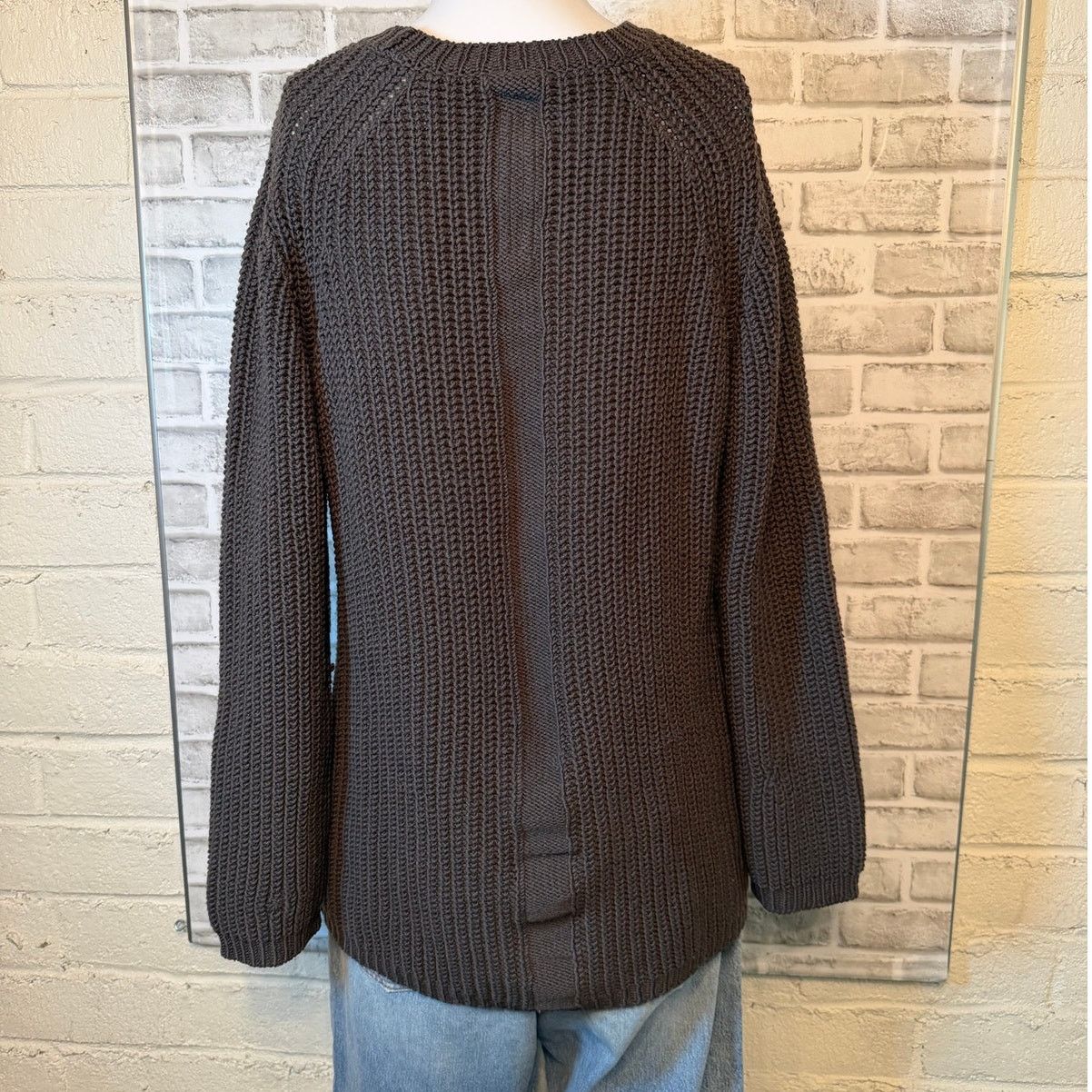 Rick Owens rare Sphinx FW15 Wool Cable Knit Sweater size XL Dark Dust Size US XL / EU 56 / 4 - 6 Thumbnail