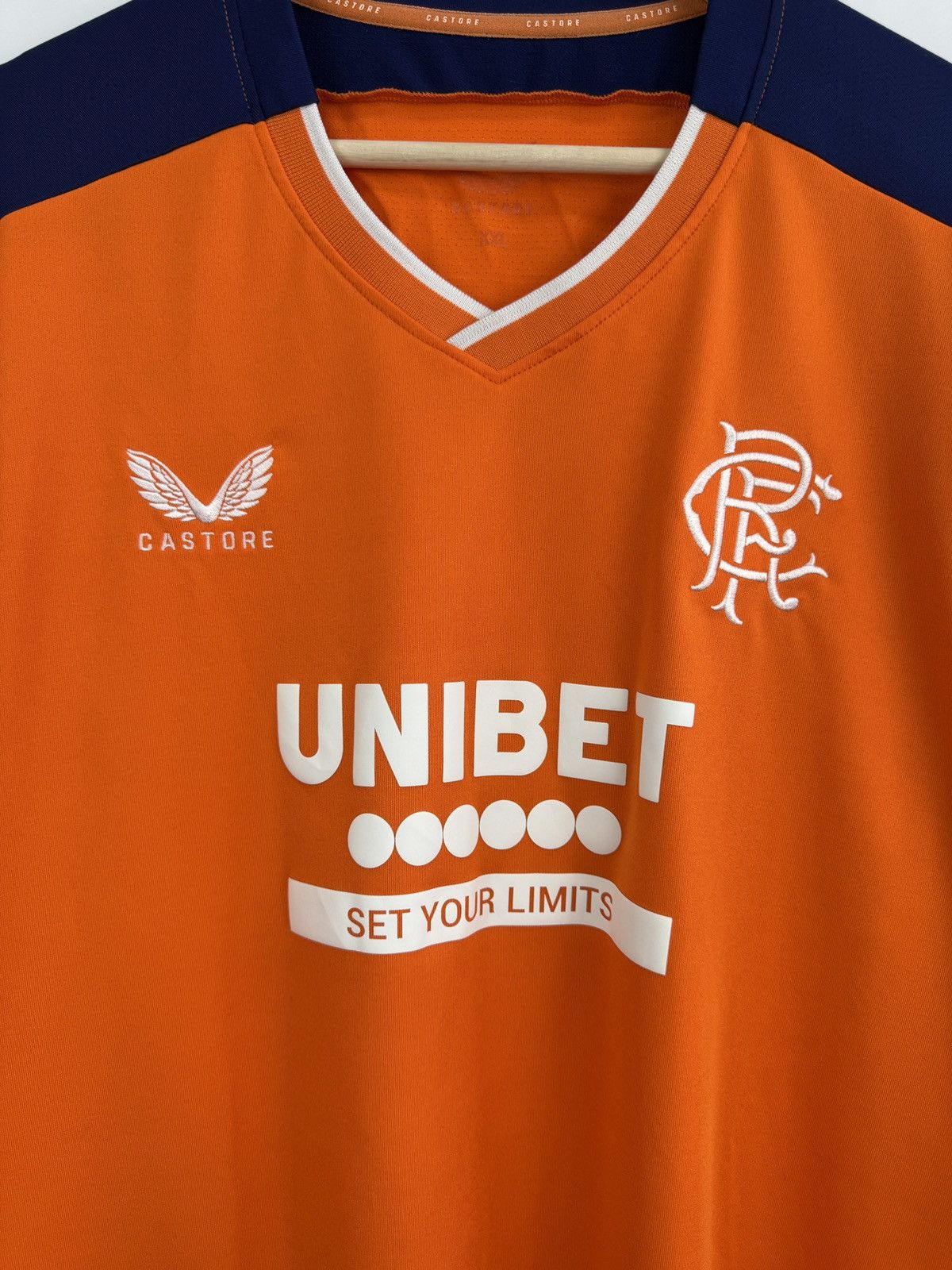 Castore 🏴󠁧󠁢󠁳󠁣󠁴󠁿 2022/23 Castore Glasgow Rangers Home Third Jersey Shirt Size US XXL / EU 58 / 5 - 4 Thumbnail