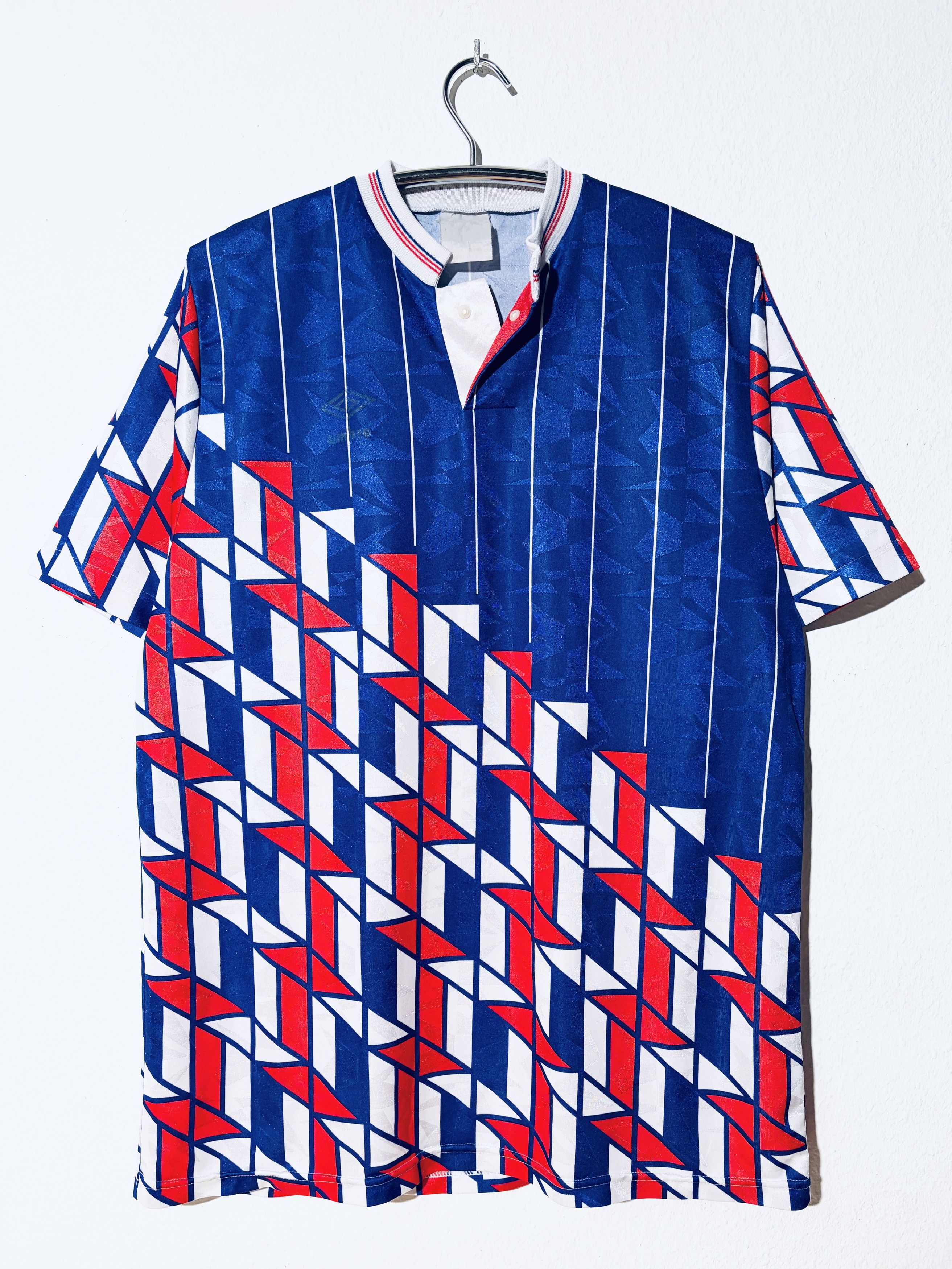 Umbro Ajax Away Umbro Template Football Shirt 1989 - 1990 Size US L / EU 52-54 / 3 - 1 Thumbnail