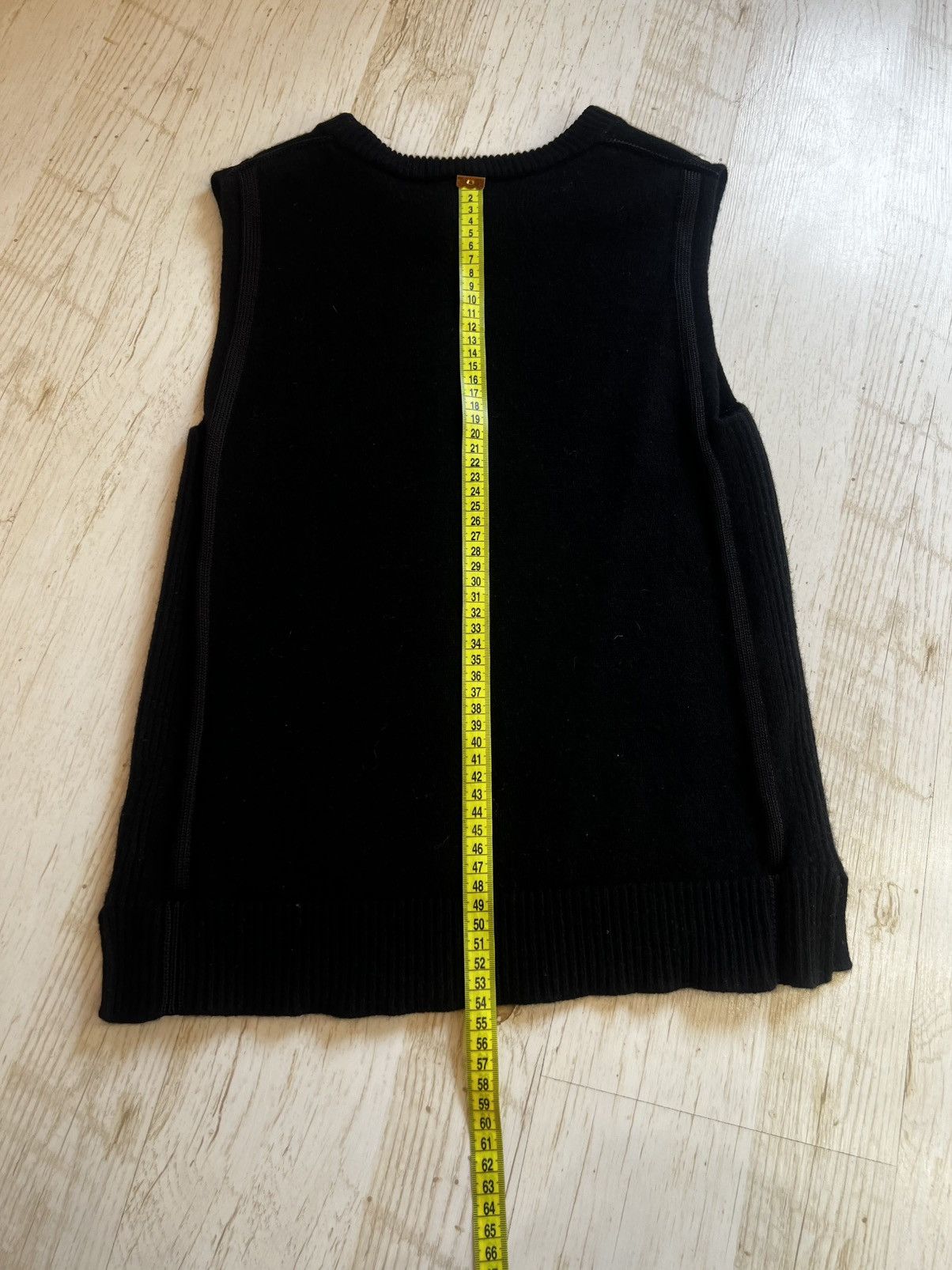 ME+EM ME+EM Wool Cashmere Sleeveless Knit Vest Black Size S Size S / US 4 / IT 40 - 12 Thumbnail