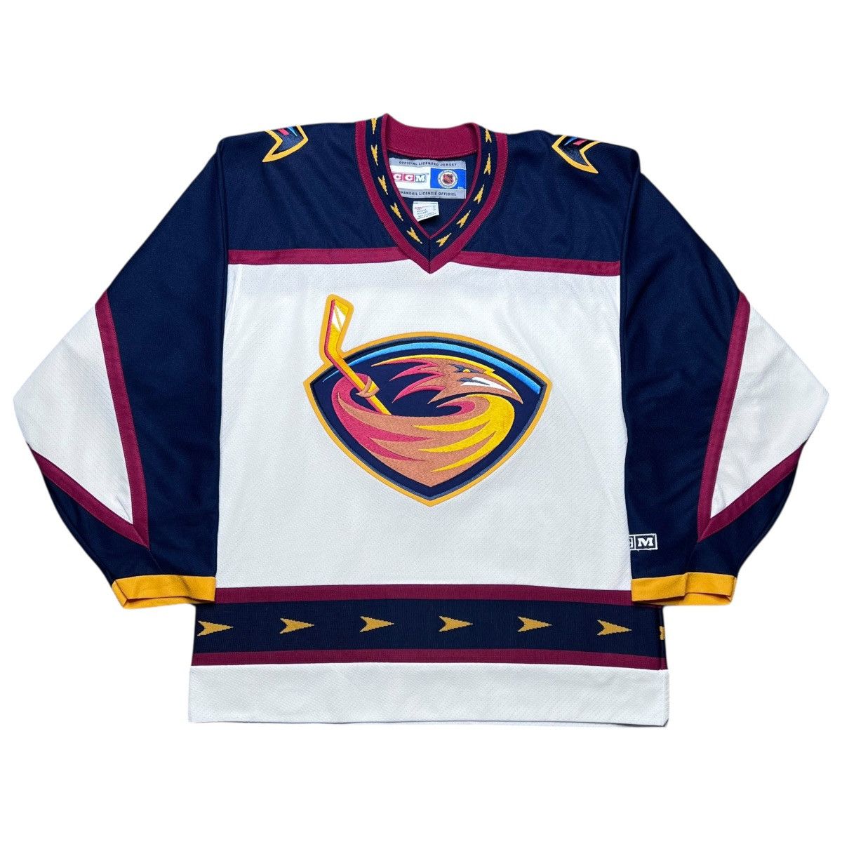 Ccm Vintage NHL Atlanta Thrashers CCM Men’s Hockey Jersey Sz M Size US M / EU 48-50 / 2 - 1 Thumbnail