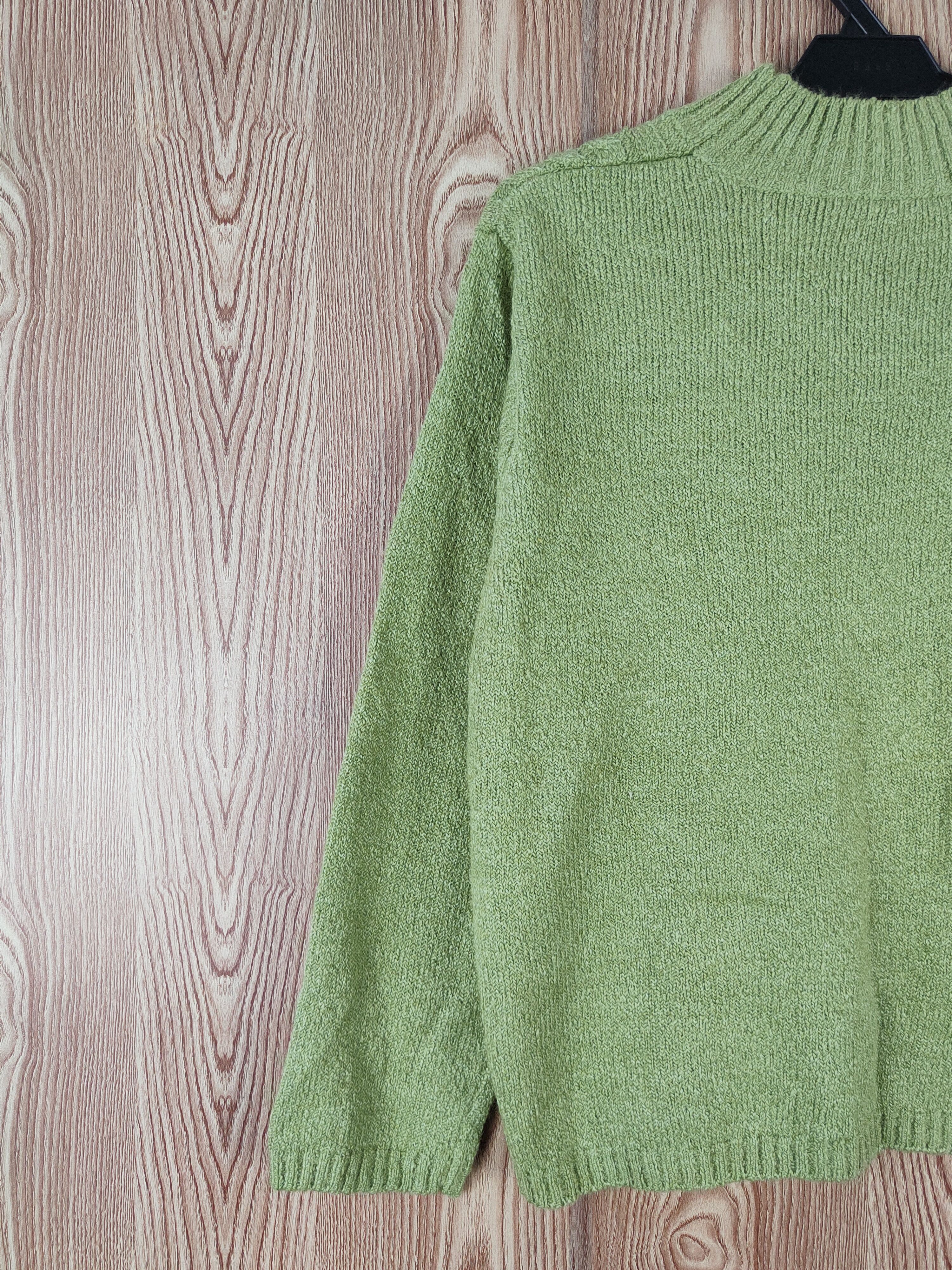 Japanese Brand × Vintage CP Green Knitwear Sweatshirts #W470 Size L / US 10 / IT 46 - 8 Thumbnail