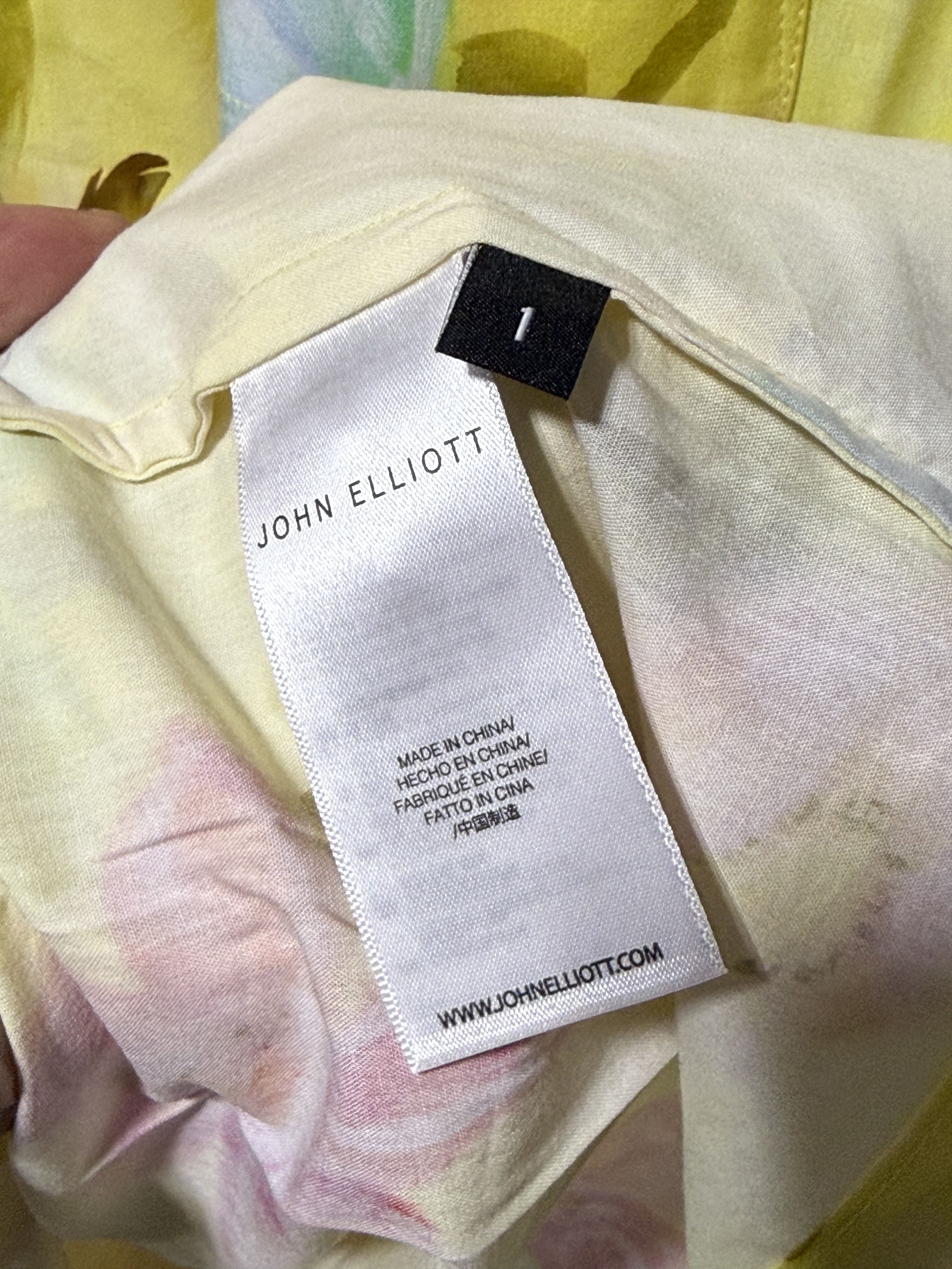 John Elliott John Elliott Camp Shirt 'Twisted Sun' Size US S / EU 44-46 / 1 - 3 Thumbnail