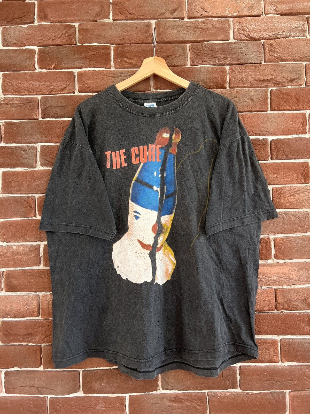 image of Vintage 1996 The Cure Wild Mood Swings Punk Rock Band Tee in Black, Men's (Size XL)