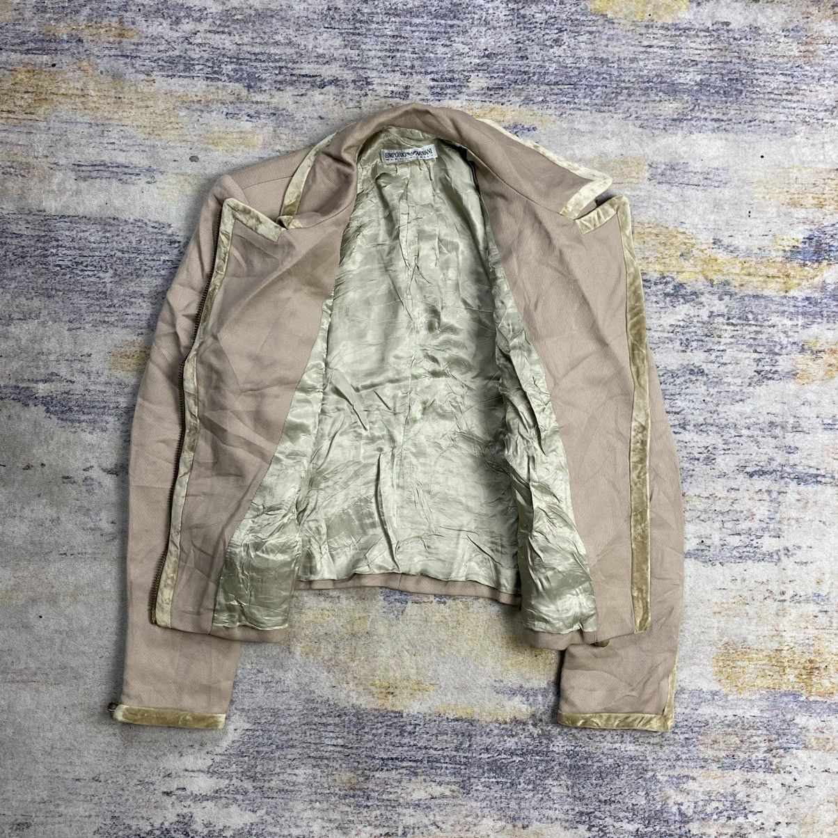Emporio Armani Vintage Emporio Armani asymmetrical bikers jacket Size M / US 6-8 / IT 42-44 - 8 Thumbnail