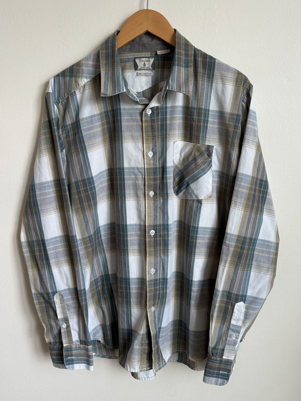 Volcom Volcom Corpo Class Casual Skater Plaid Button-Up Shirt Size US L / EU 52-54 / 3 - 1 Thumbnail