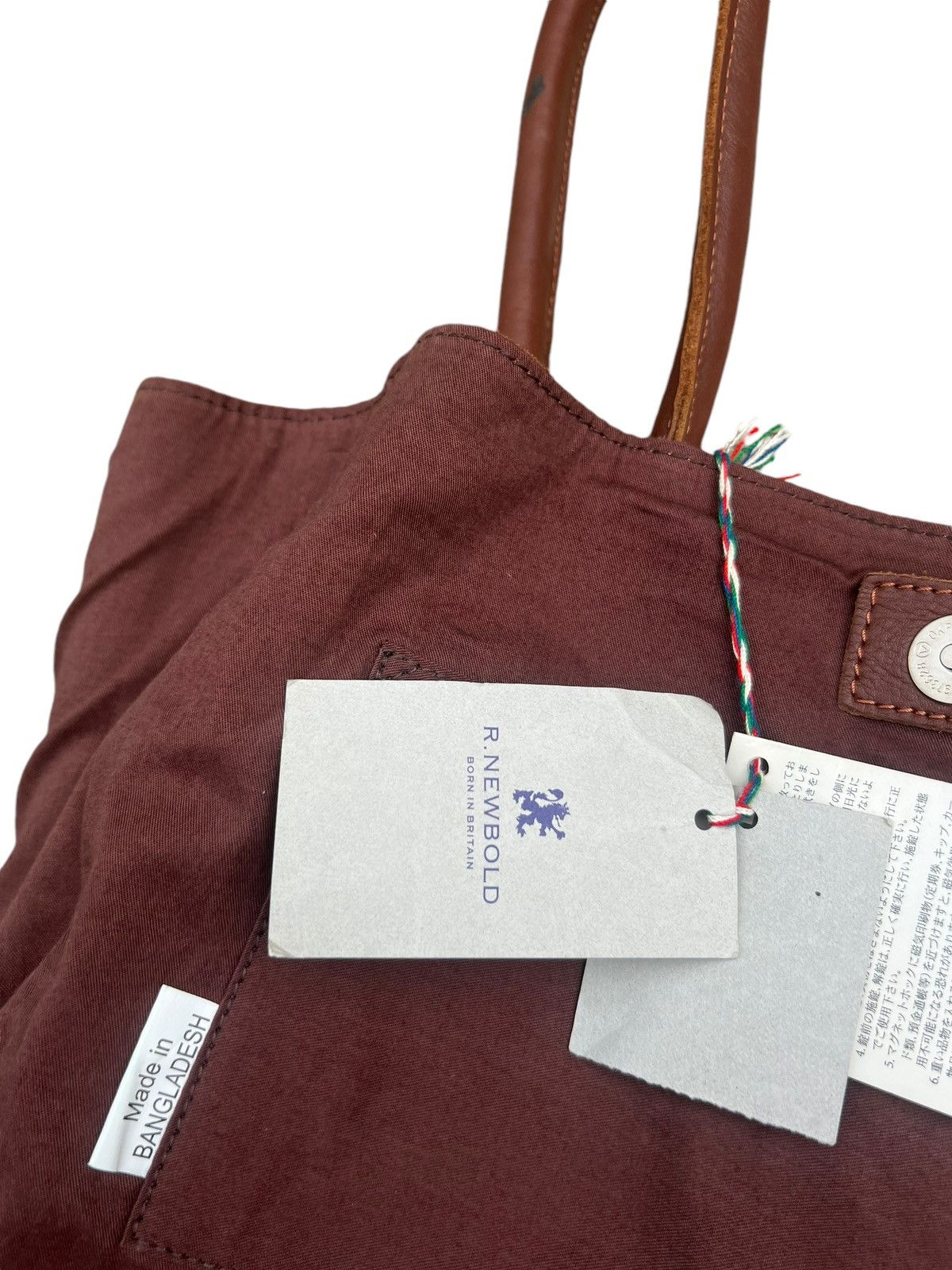 Leather R. Newbold Cowhide Leather Tote Bag Size ONE SIZE - 21 Thumbnail