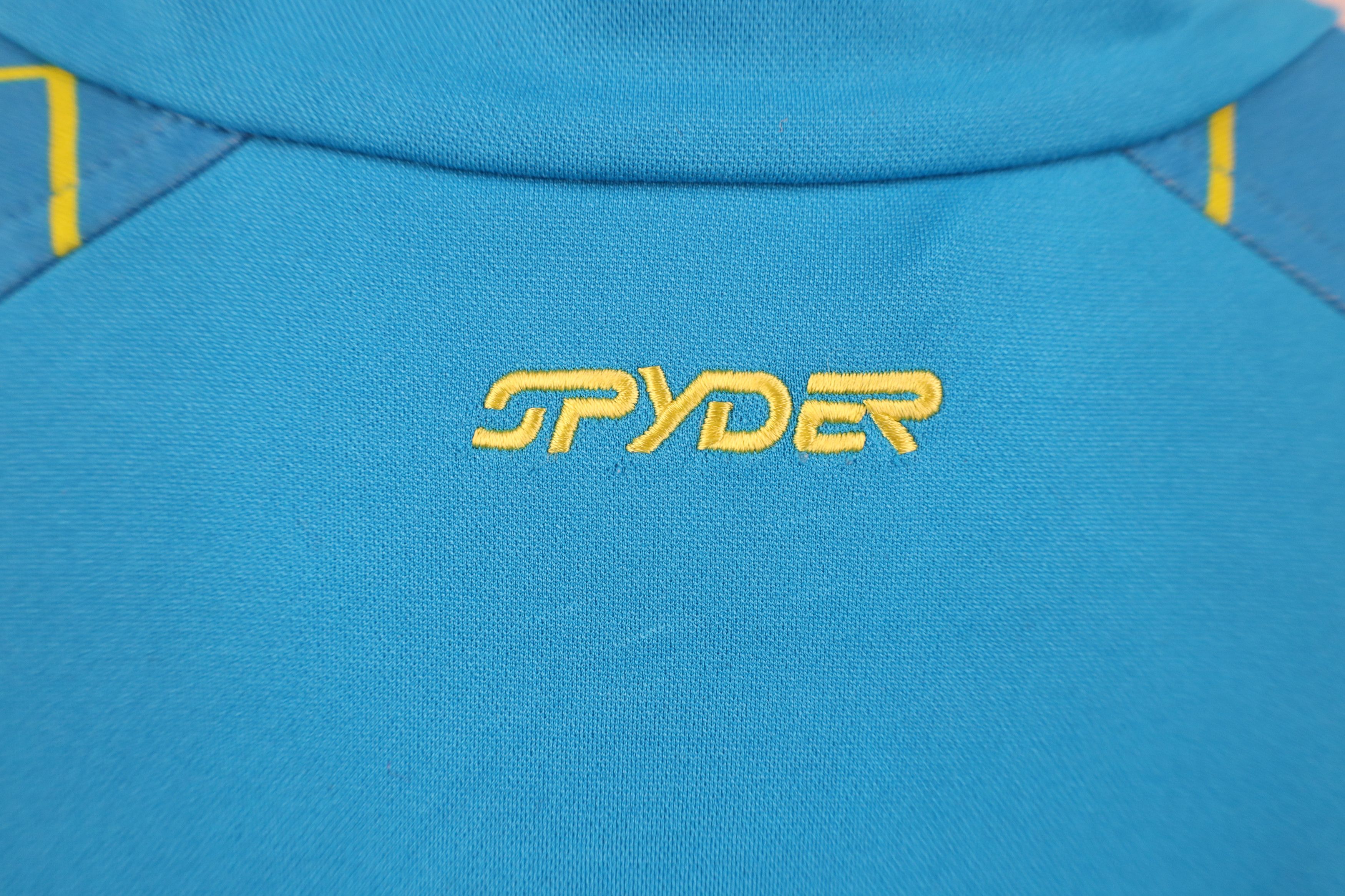 Spyder Vintage Spyder Big Logo Half Zip Pullover Jacket Top Blue Size US S / EU 44-46 / 1 - 12 Thumbnail