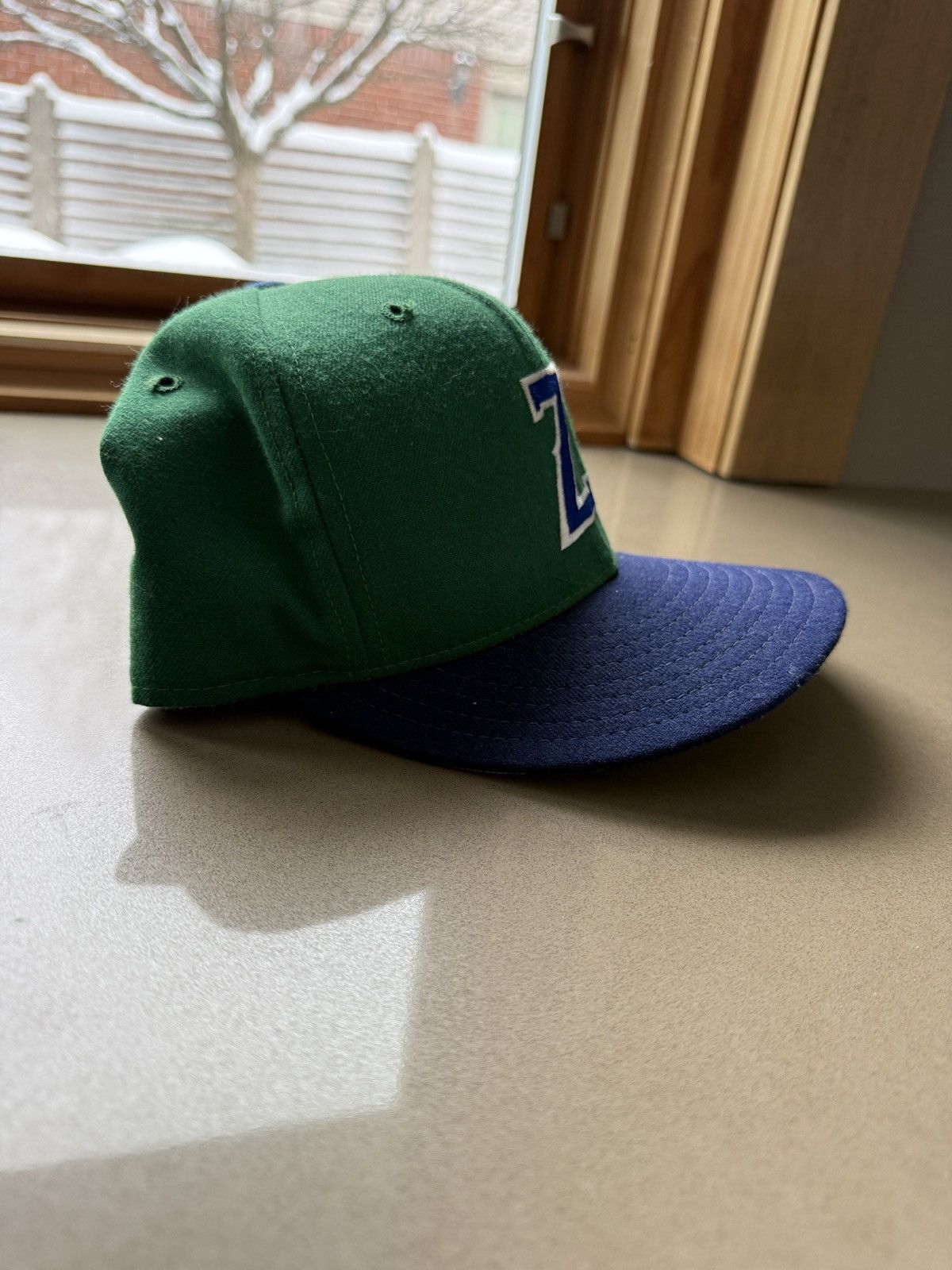 New Era Vintage 80s Denver Zephyrs New Era Fitted Hat 7 3/8 Size ONE SIZE - 3 Thumbnail
