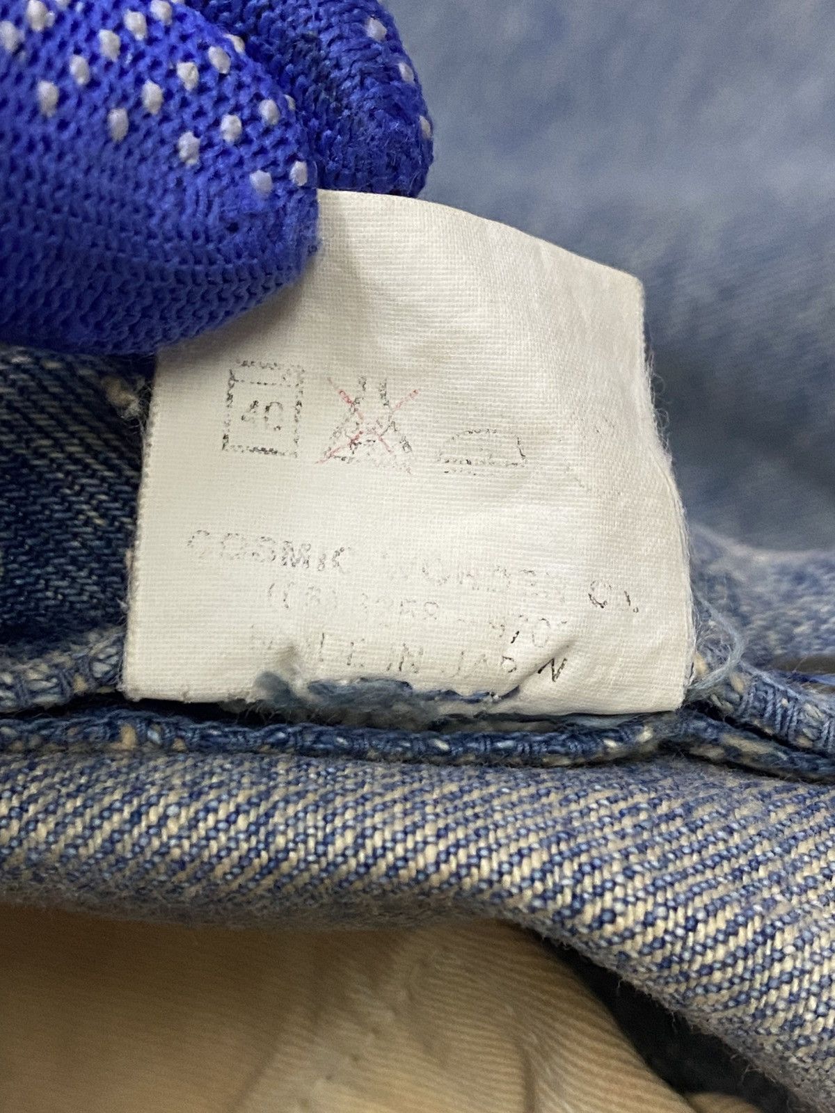 Cosmic Wonder Rare🔥1999 Cosmic Wonder ‘MADONNA’ Patchwork Distressed Denim Size 30" / US 8 / IT 44 - 17 Thumbnail