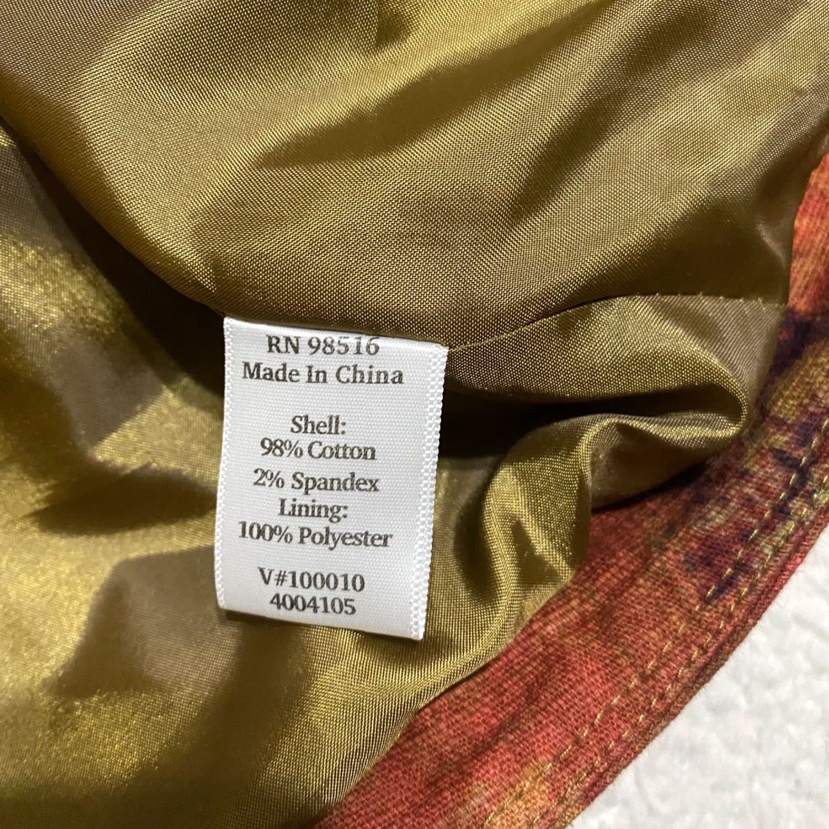 Coldwater Creek Coldwater Creek Jacket Womens 18W Plus Multicolor Floral Tapestry Button-Up L/S Size XXL / US 16-18 / IT 52-54 - 6 Thumbnail
