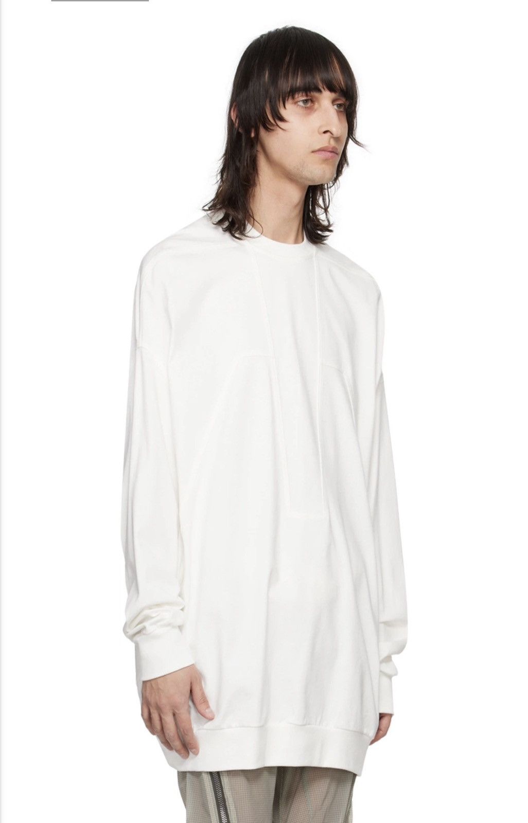 Rick Owens Rick Owens splintered Peter oversized white shirt - M (NWT) Size US M / EU 48-50 / 2 - 2 Thumbnail