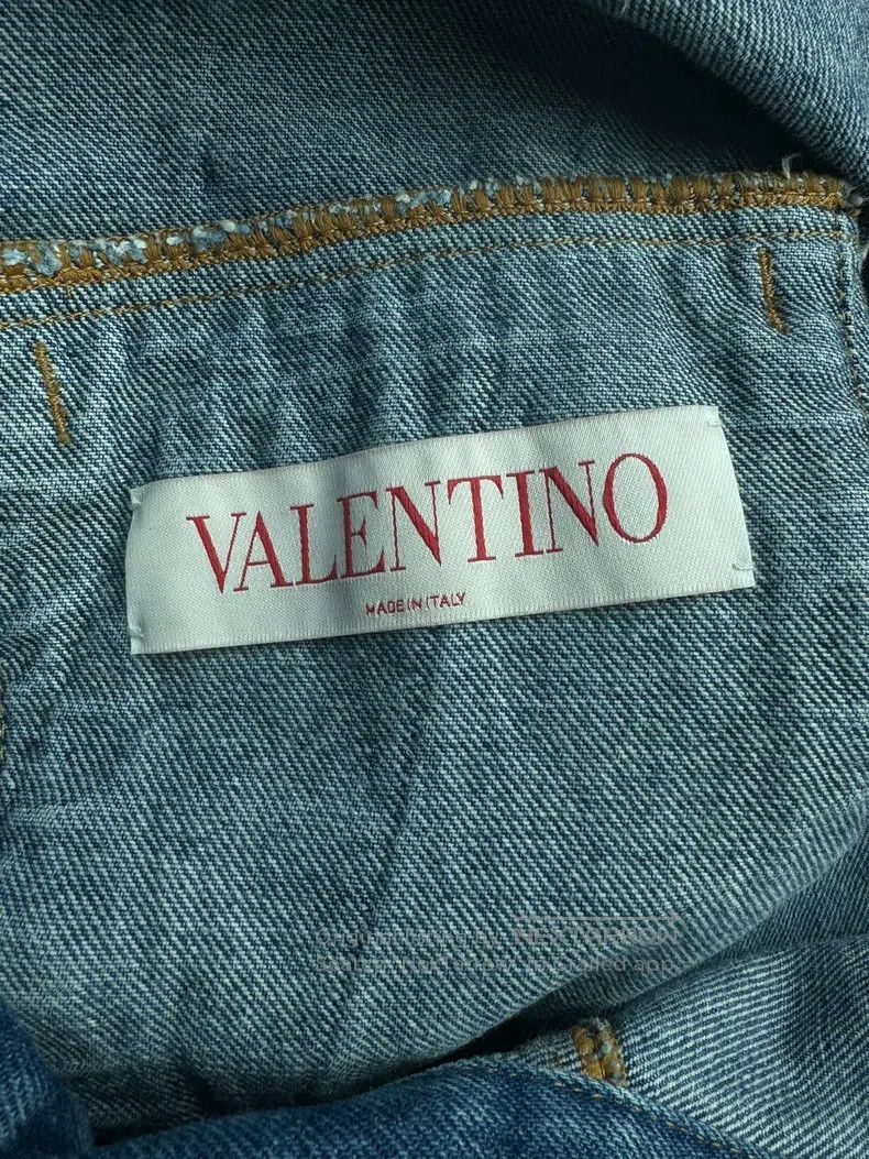 Valentino Valentino Big Vlogo washed denim jacket Size M / US 6-8 / IT 42-44 - 5 Thumbnail