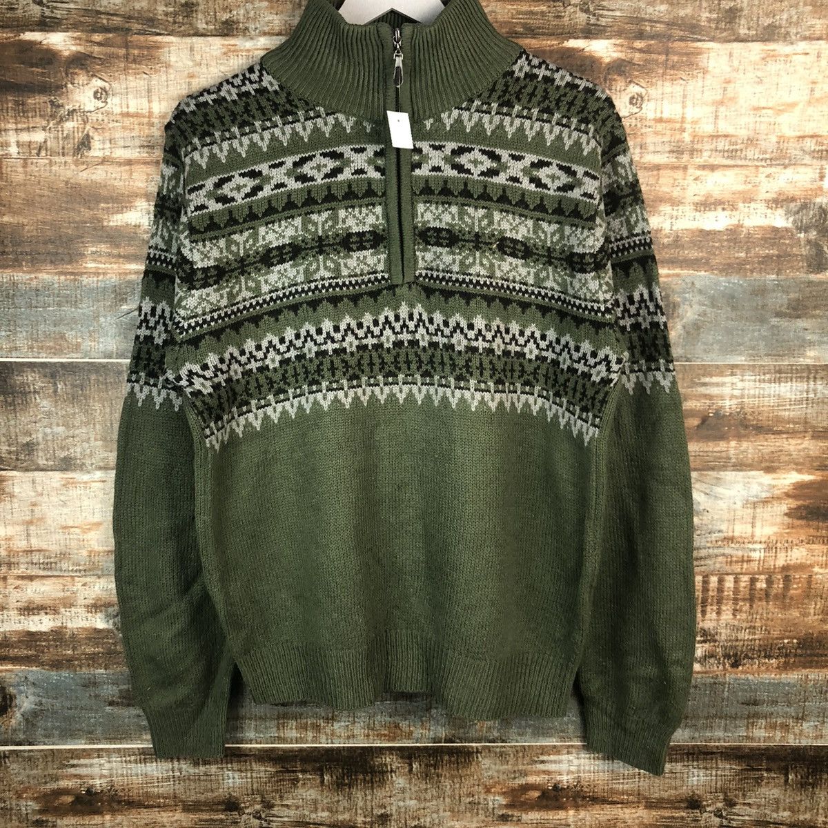 Japanese Brand Nurdic Green vintage Sweatshirt #A1462 Size US M / EU 48-50 / 2 - 3 Thumbnail