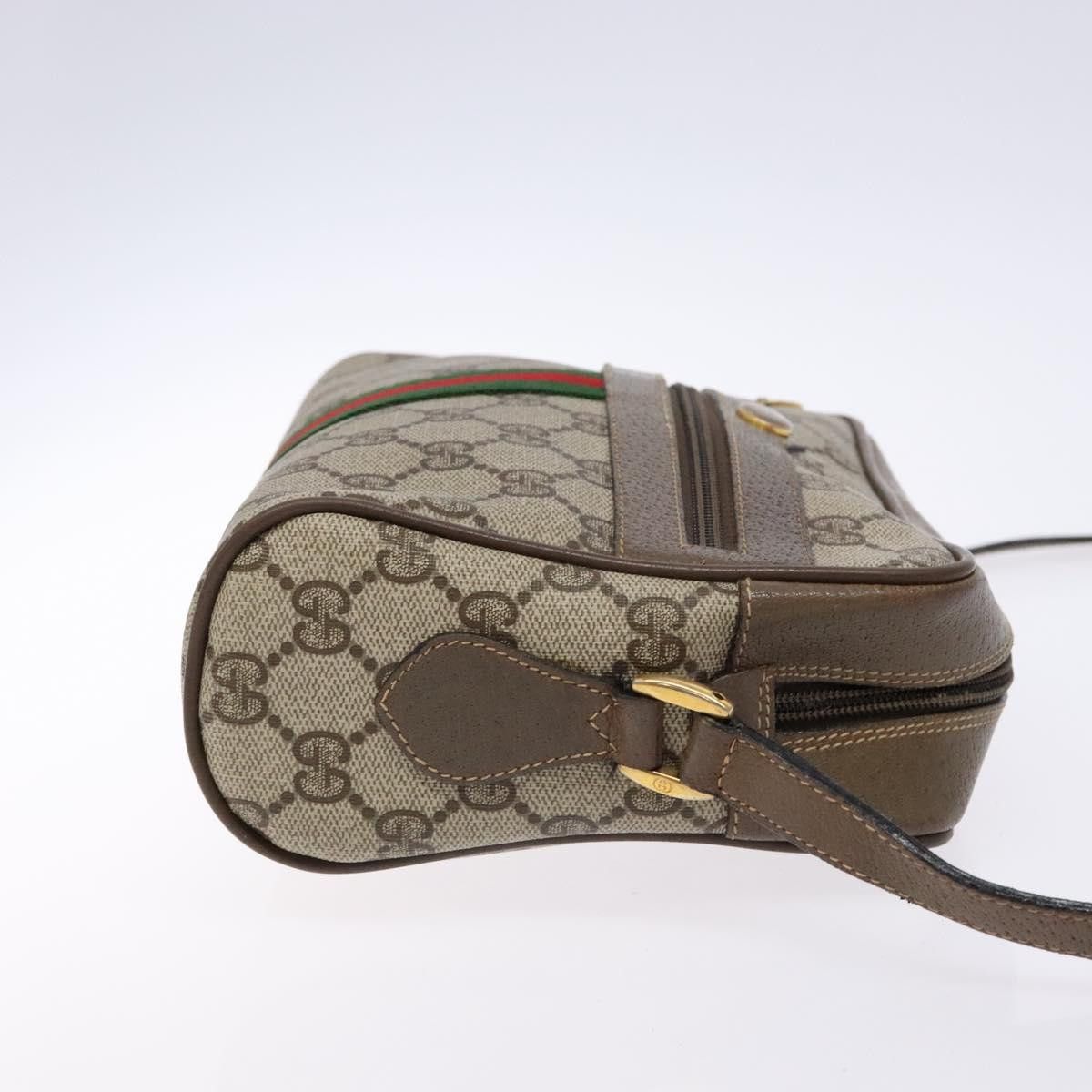 Gucci GUCCI GG Supreme Web Sherry Line Shoulder Bag Pvc Beige 68 Size ONE SIZE - 4 Thumbnail
