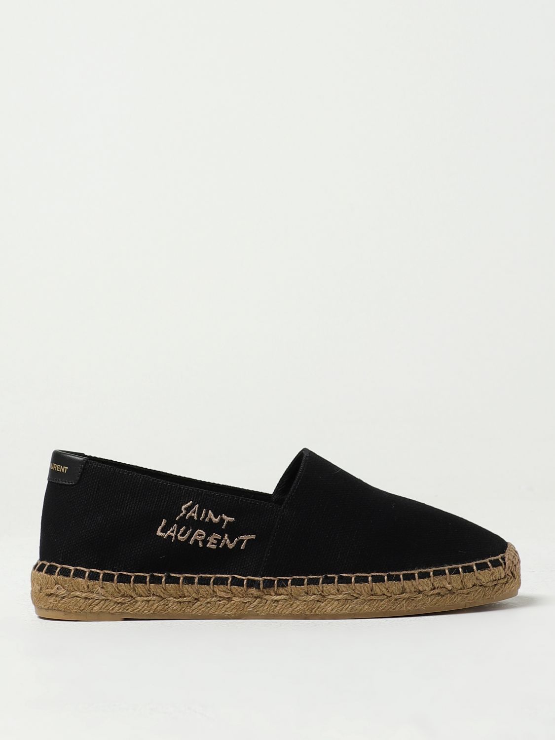 image of Saint Laurent Paris Saint Laurent Espadrilles Woman Black Shoes, Women's (Size 7)