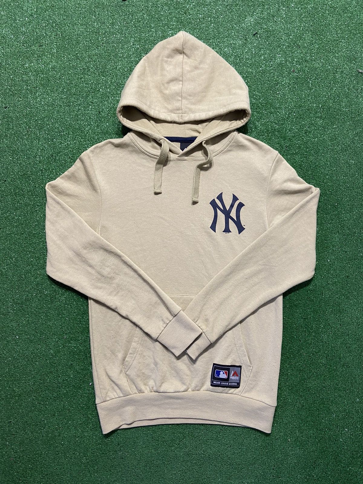 Vintage Majestic MLB New York Yankees Graphique Gris Sweat - X Large