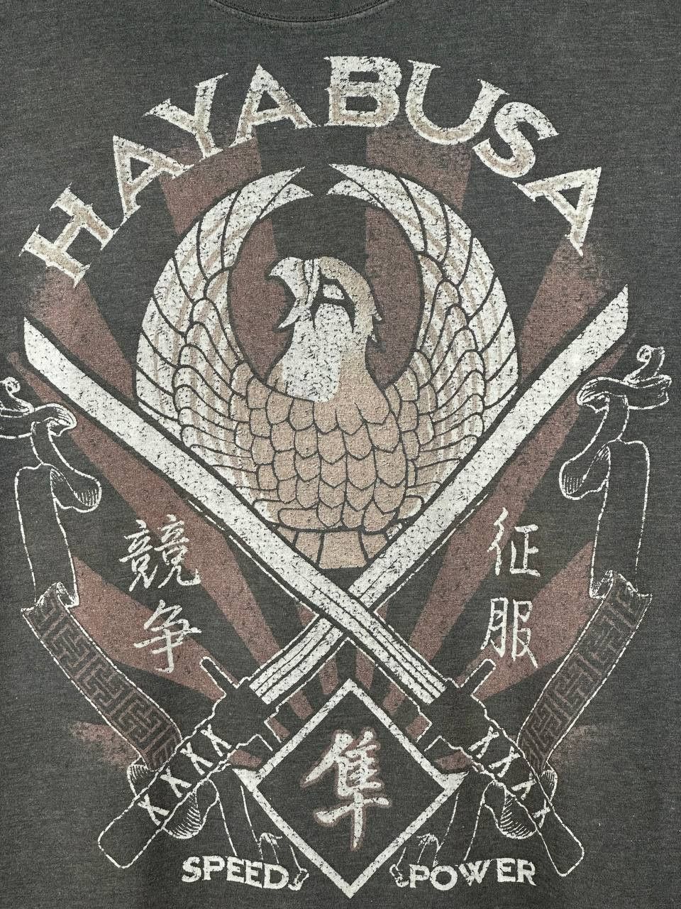Vintage Crazy Y2K Grunge Hayabusa Affliction Style Short Sleeve Size US L / EU 52-54 / 3 - 4 Thumbnail