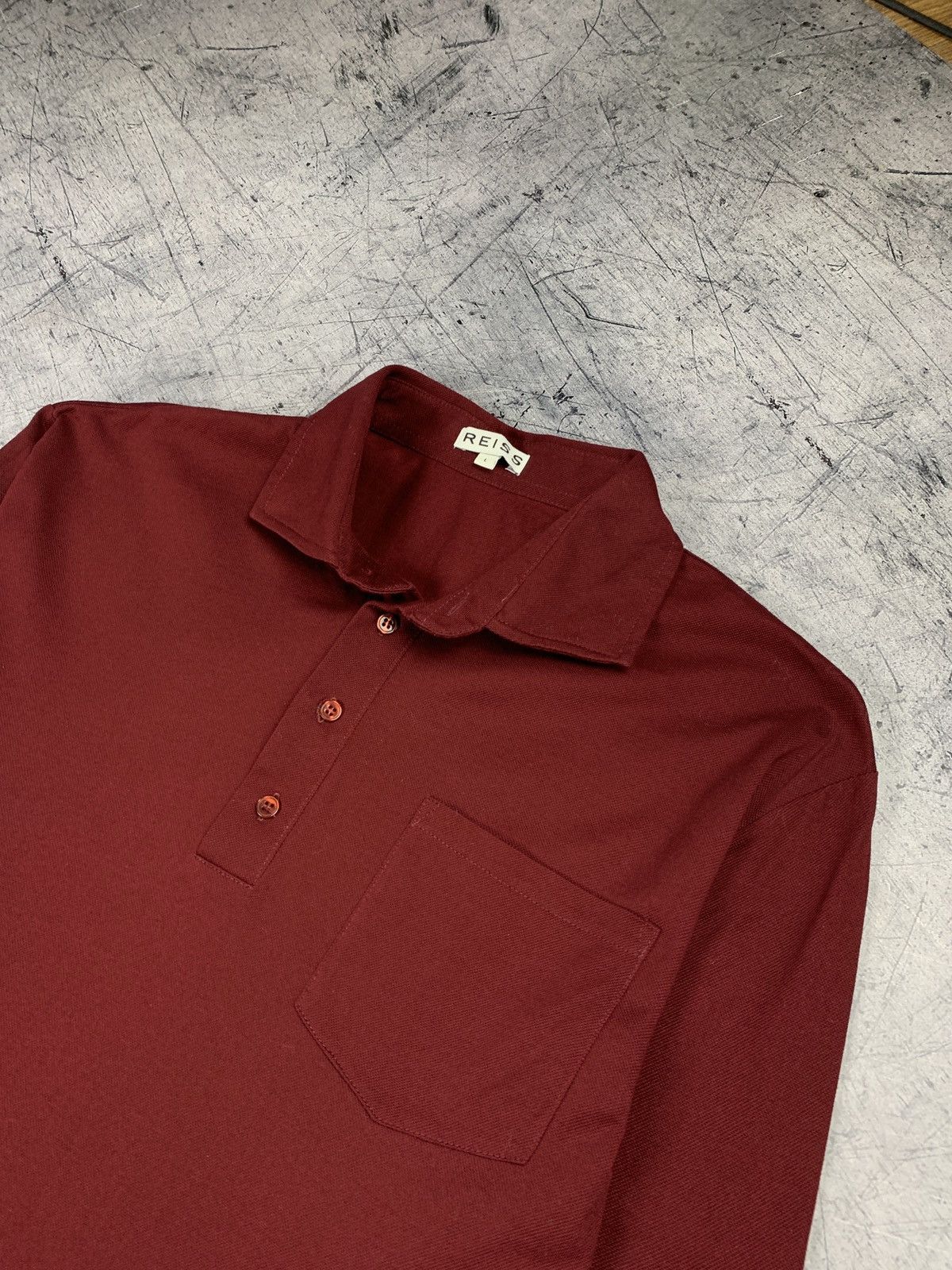 Reiss Designer Reiss Polo Long Sleeve Shirt Old Money Style Luxury Size US L / EU 52-54 / 3 - 4 Thumbnail