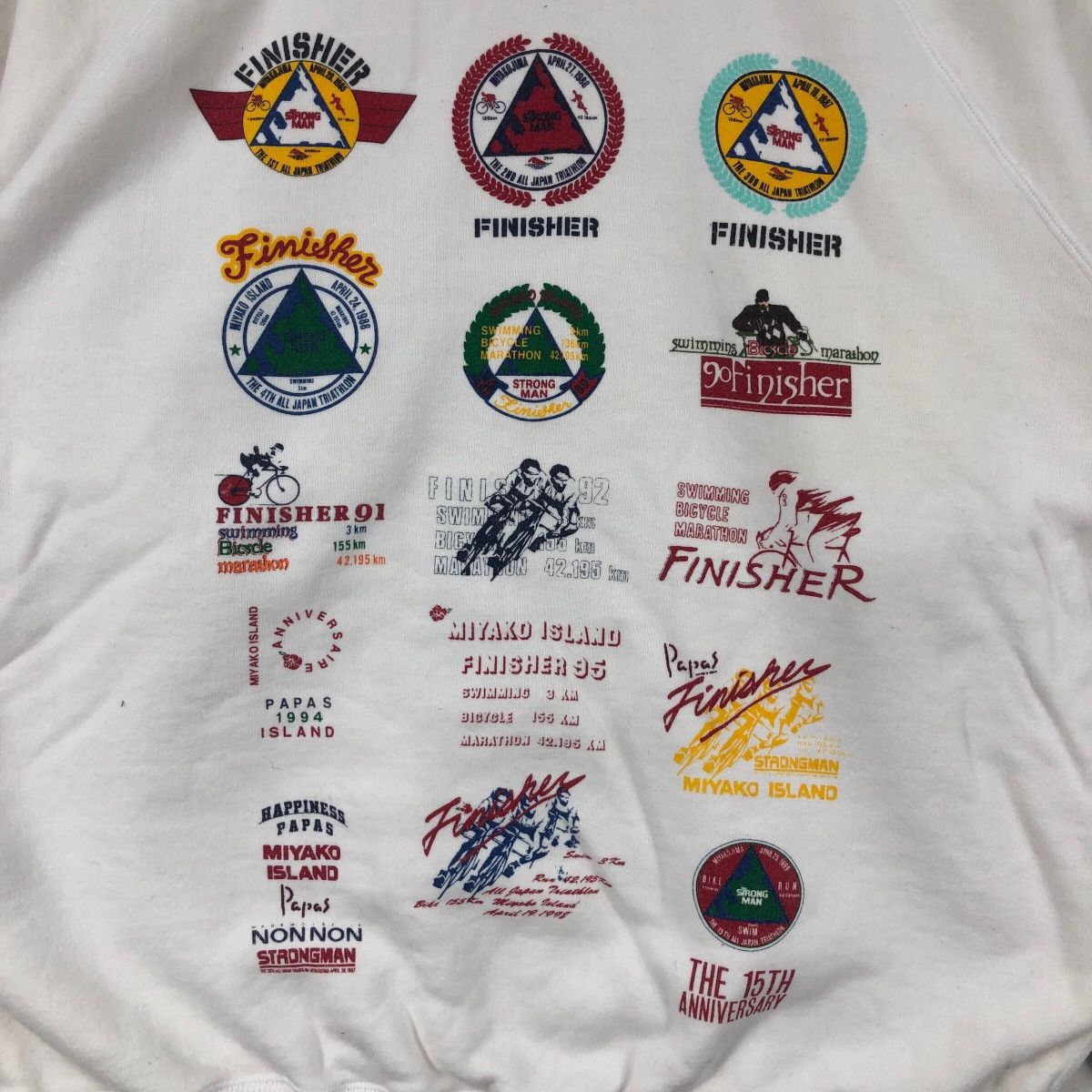 Vintage Vintage PAPAS Miyako Island Sweatshirt Big Logo Crewneck Size US M / EU 48-50 / 2 - 6 Thumbnail