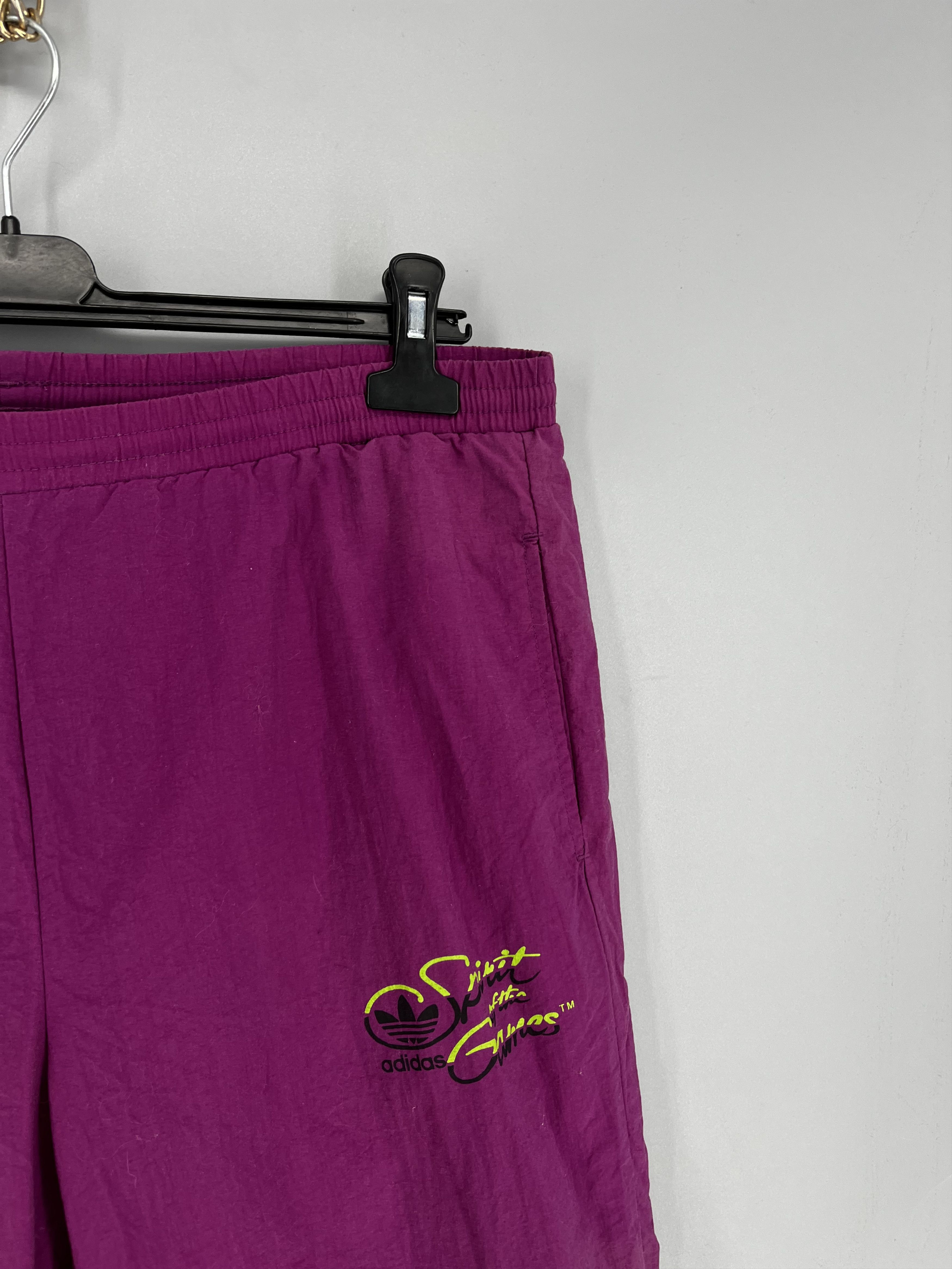 Adidas Rare 90s Adidas Track Pants Vintage Y2K Purple Size M Size US 32 / EU 48 - 4 Thumbnail