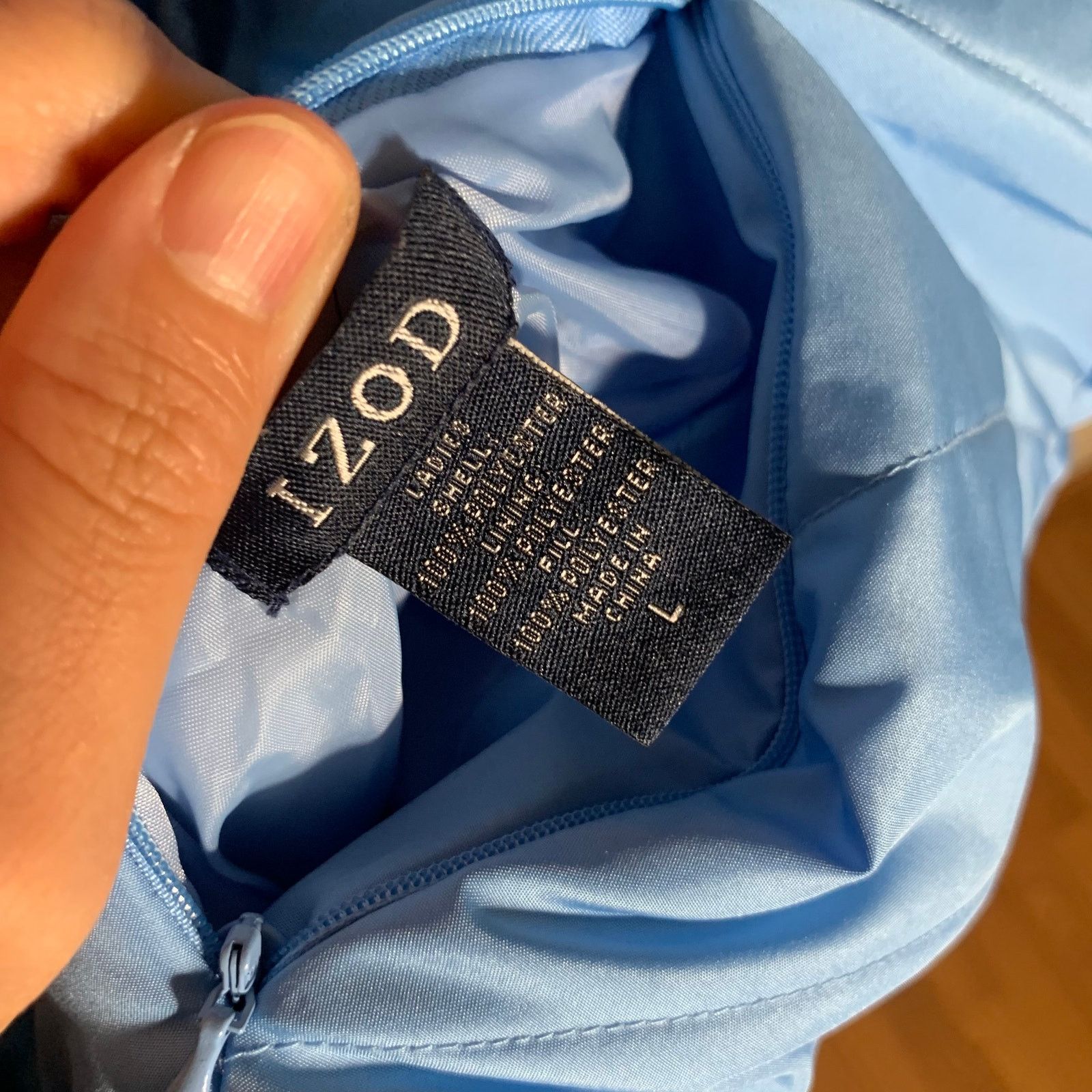 Izod IZOD Women's Puffer Winter Blue Vest Size L Size L / US 10 / IT 46 - 9 Thumbnail