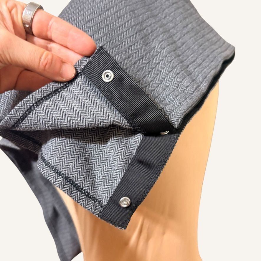 Lululemon Lululemon Vinyasa Convertible Scarf Rulu OS Gray Herringbone Size ONE SIZE - 6 Thumbnail