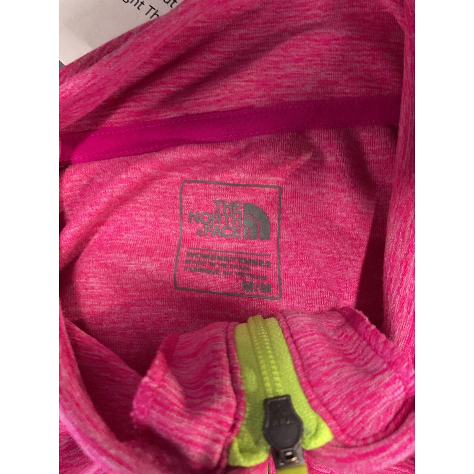 The North Face The North Face Pink Quarter Zip Performance Pullover Size M / US 6-8 / IT 42-44 - 3 Thumbnail