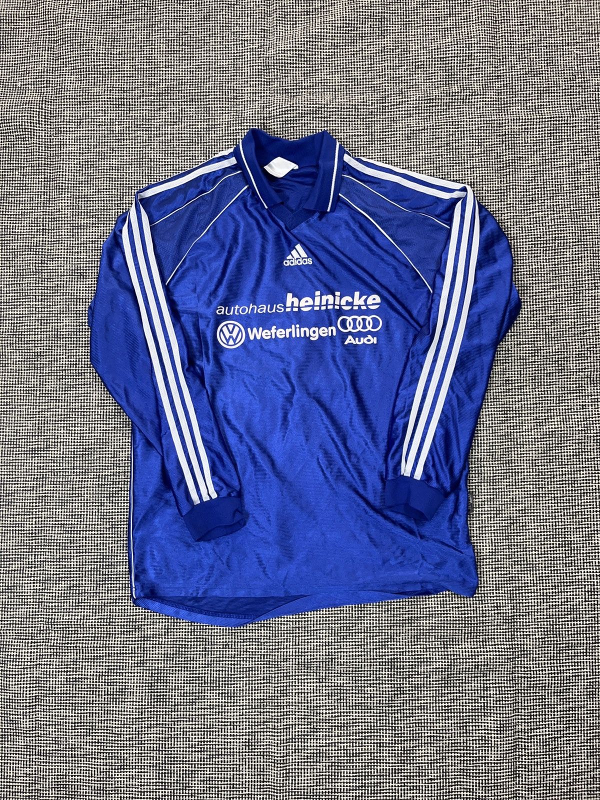 Adidas ➕ 90s Vintage adidas long sleeve jersey soccer blokecore Size US XL / EU 56 / 4 - 1 Thumbnail