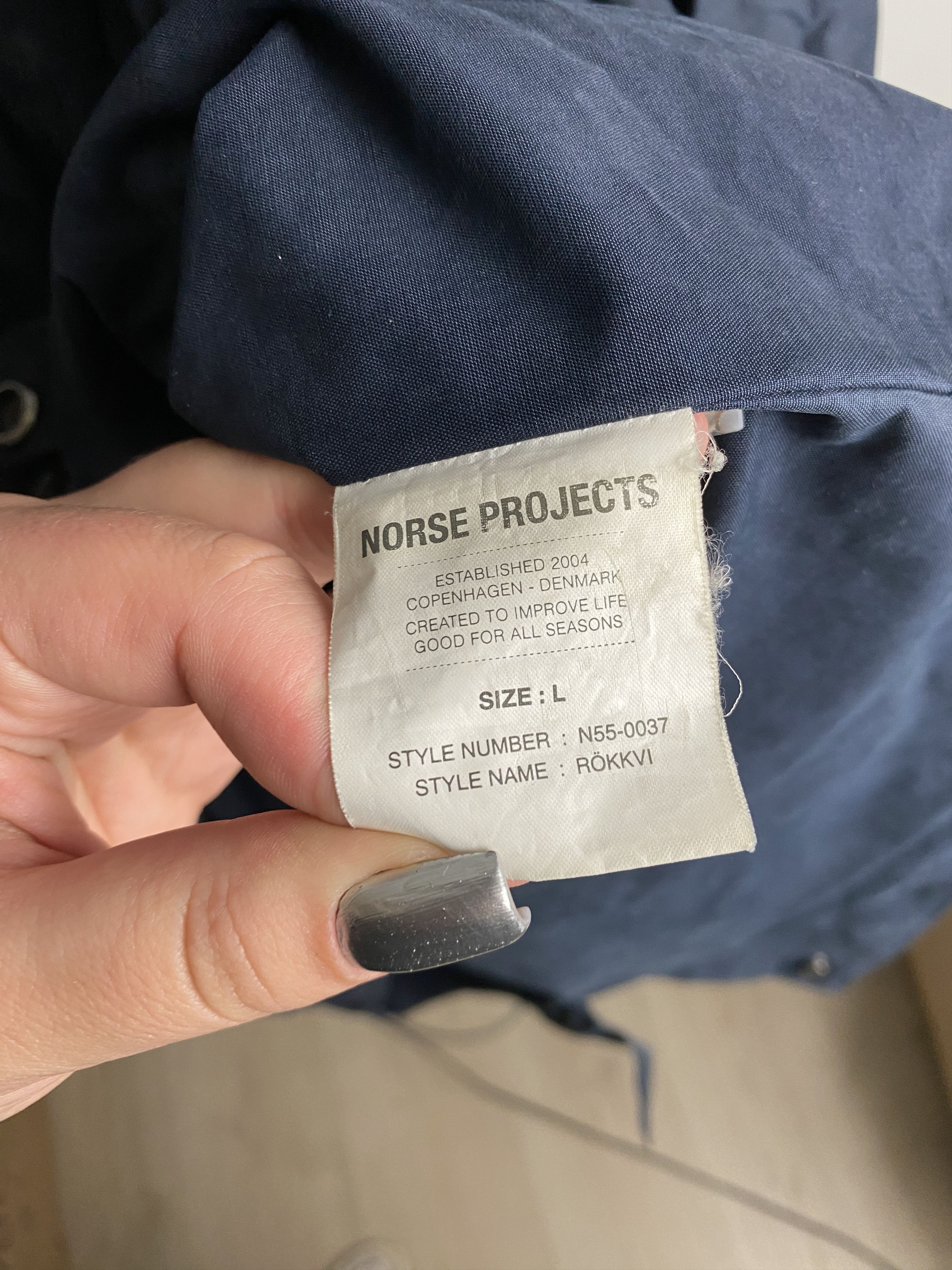 Norse Projects Norse Projects Rokkvi parka jacket lightweight Size US L / EU 52-54 / 3 - 5 Thumbnail