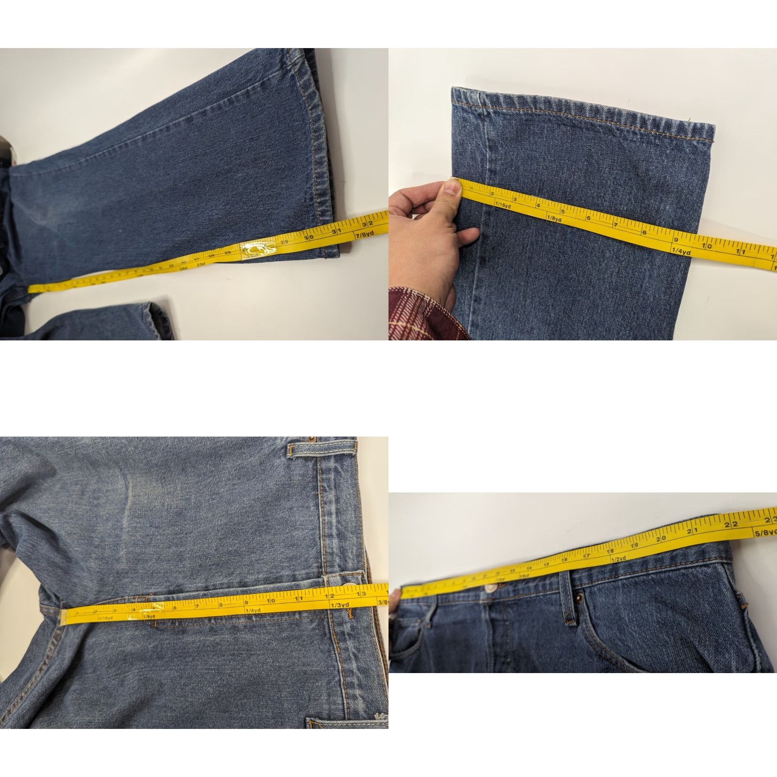 Levi's VINTAGE Levi's 501 Jeans Straight Leg 501 Regular Men 44x31 Blue Denim Button Fly 5-Pocket Classic Grunge 90s Rock USA Size US 44 / EU 60 - 8 Thumbnail