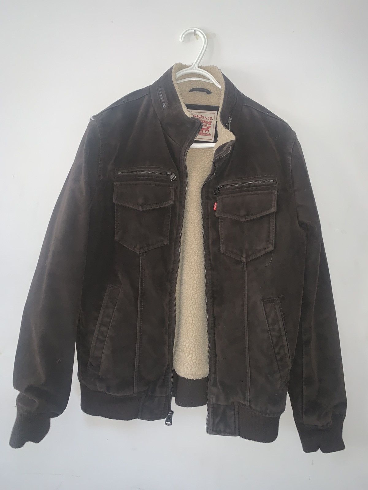 Levi's Brown Heavy Coat Size US M / EU 48-50 / 2 - 1 Thumbnail