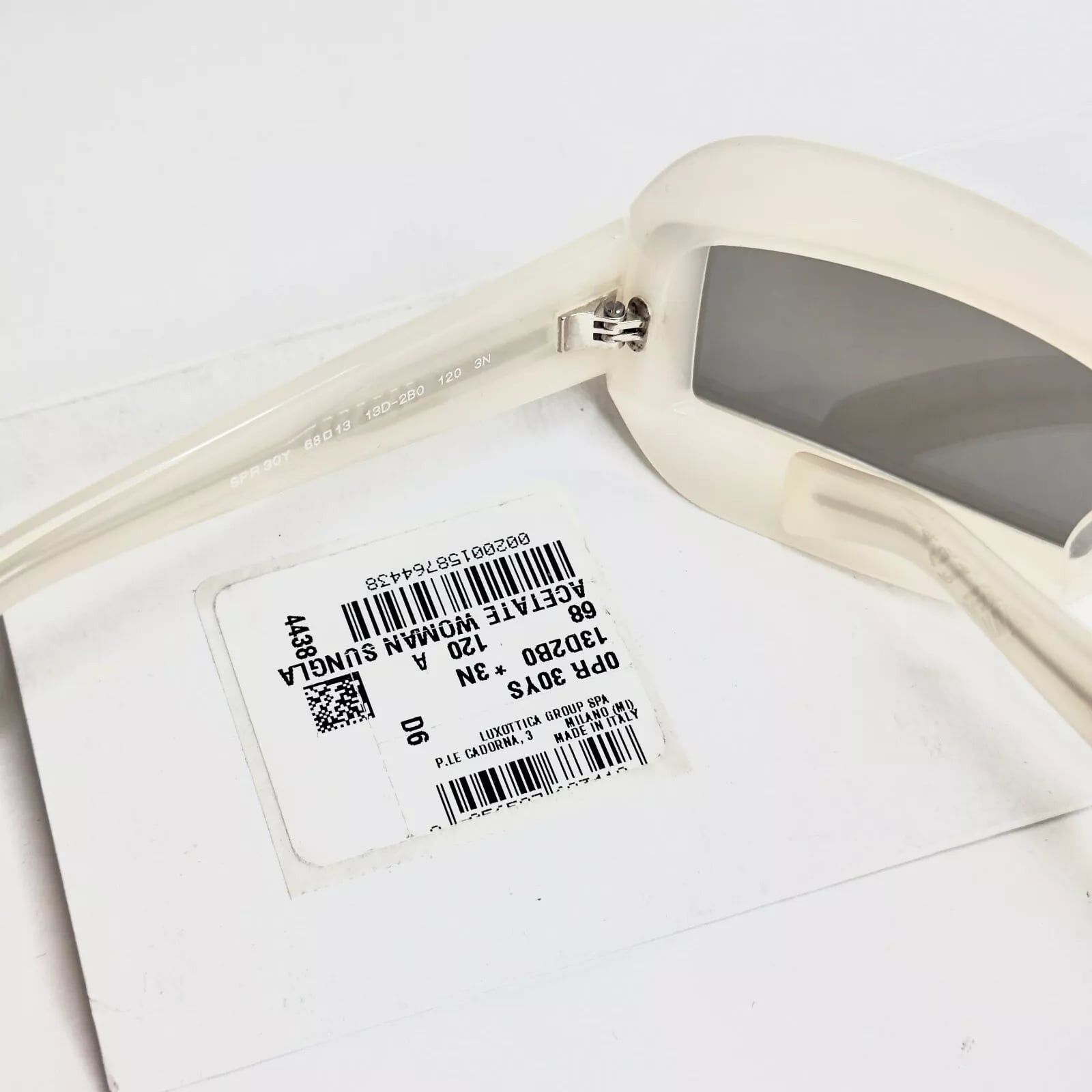 Prada PRADA Futuristic Opal Silver Mirror PR30YS 30Y Sunglasses Size ONE SIZE - 3 Thumbnail
