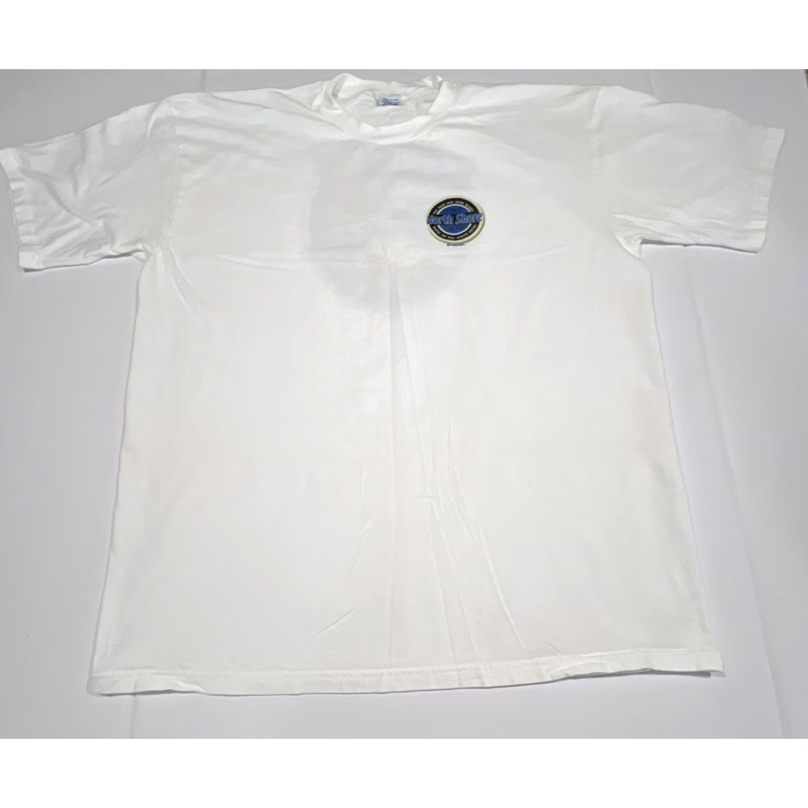 Vintage VINTAGE Crazy Shirts 2XL White Graphic Tee Hawaii North Shore Coconut Surf Wax Just Rub It On Short Sleeve Men Size US XXL / EU 58 / 5 - 6 Thumbnail