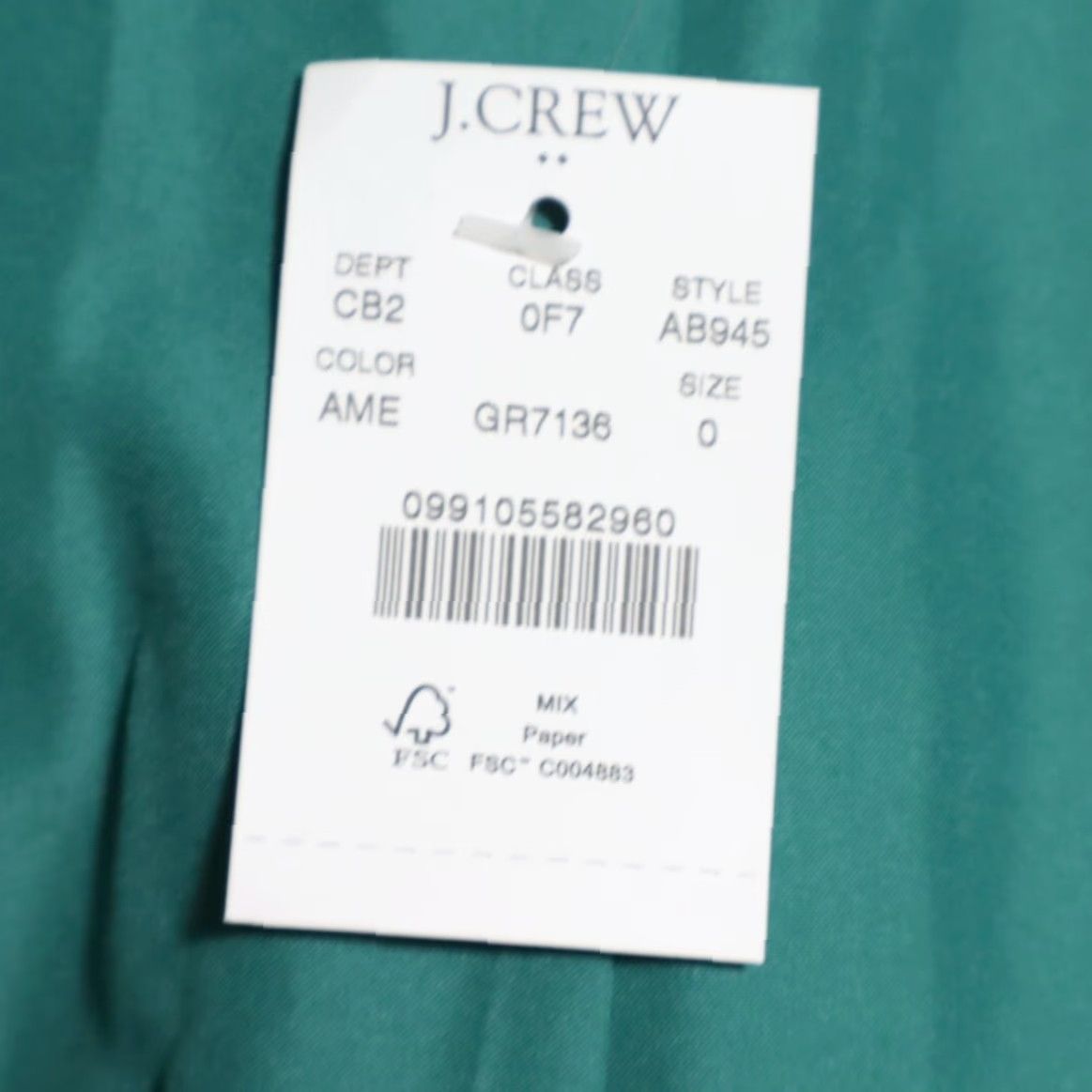 J.Crew J. Crew Heavy Wool City Coat Jacket Green Women's 0 Mock Long Sleeve Solid Size XS / US 0-2 / IT 36-38 - 6 Thumbnail