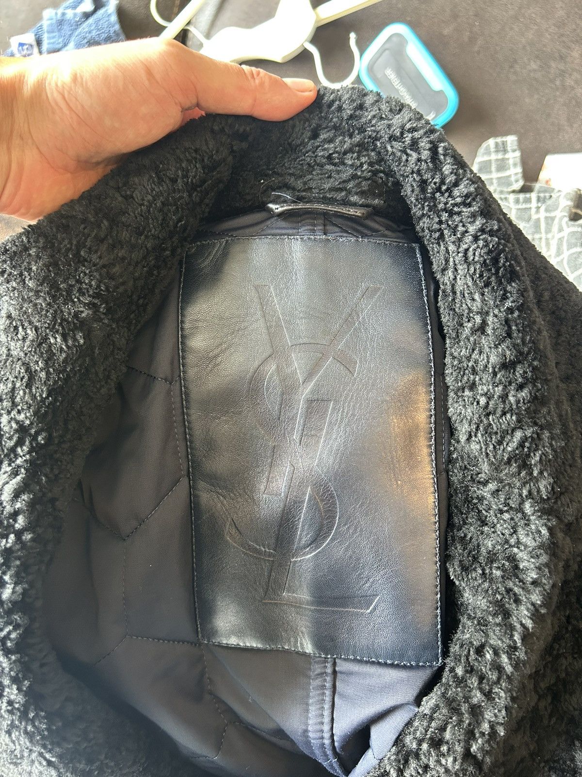 Saint Laurent Paris Shearling Jacket Size US M / EU 48-50 / 2 - 11 Thumbnail