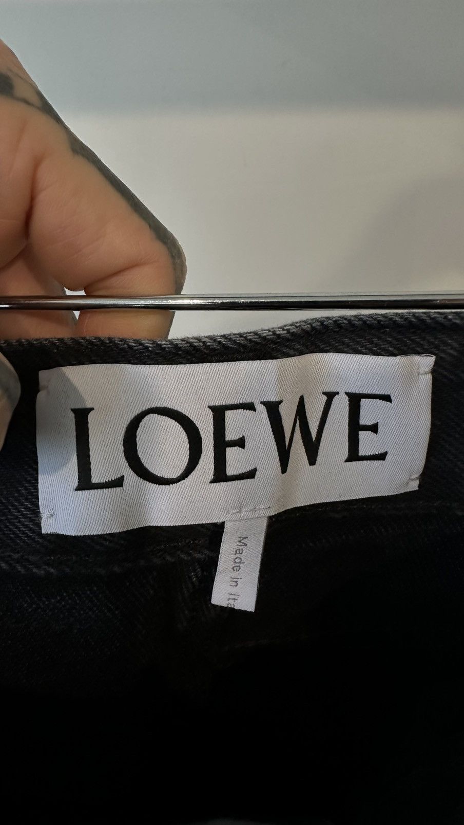 Loewe Loewe Anagram Baggy Denim Size US 30 / EU 46 - 11 Thumbnail