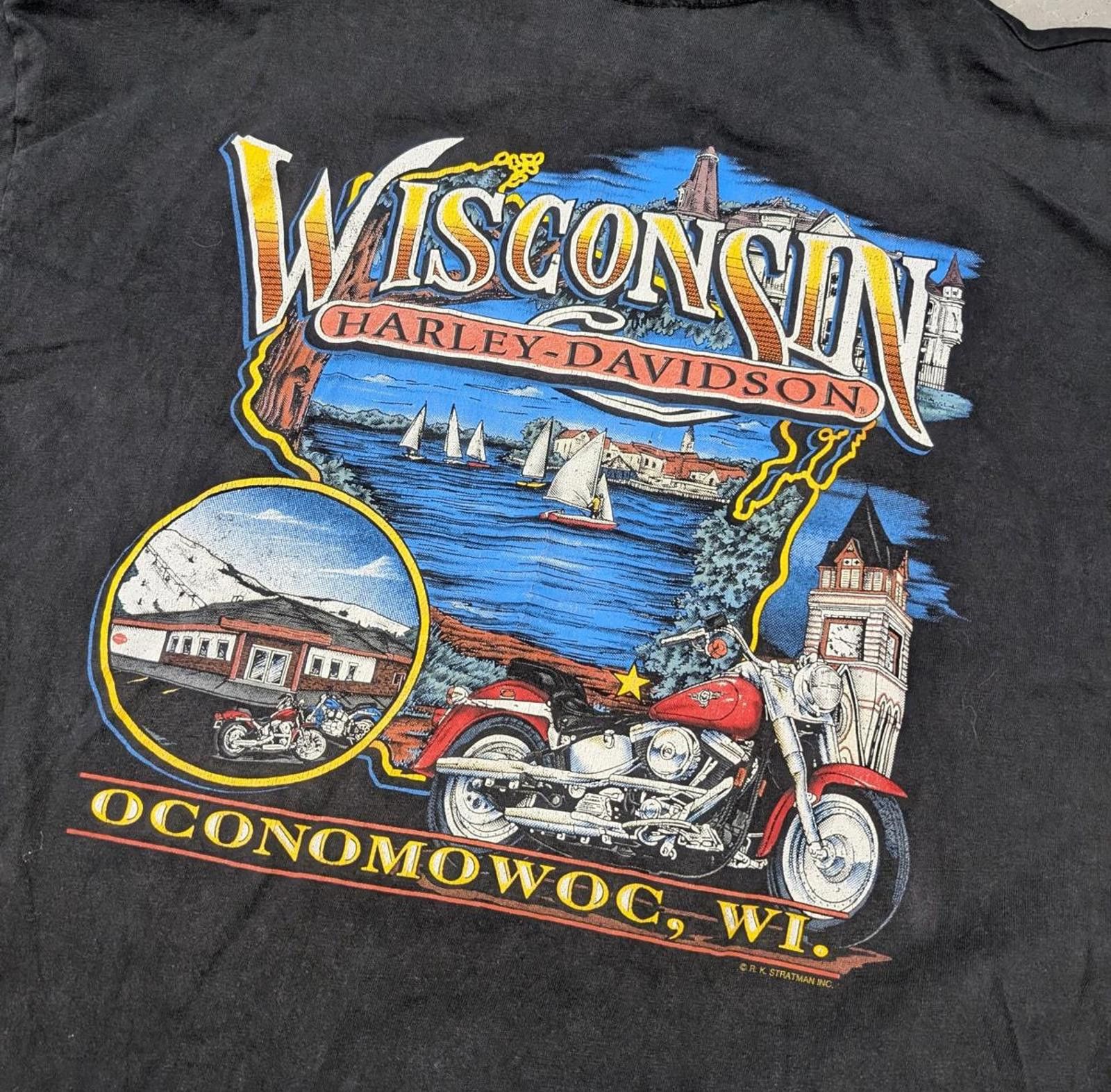 Harley Davidson Vintage Harley Davidson Wisconsin "I Got Mine" T-shirt Size US XXL / EU 58 / 5 - 5 Thumbnail