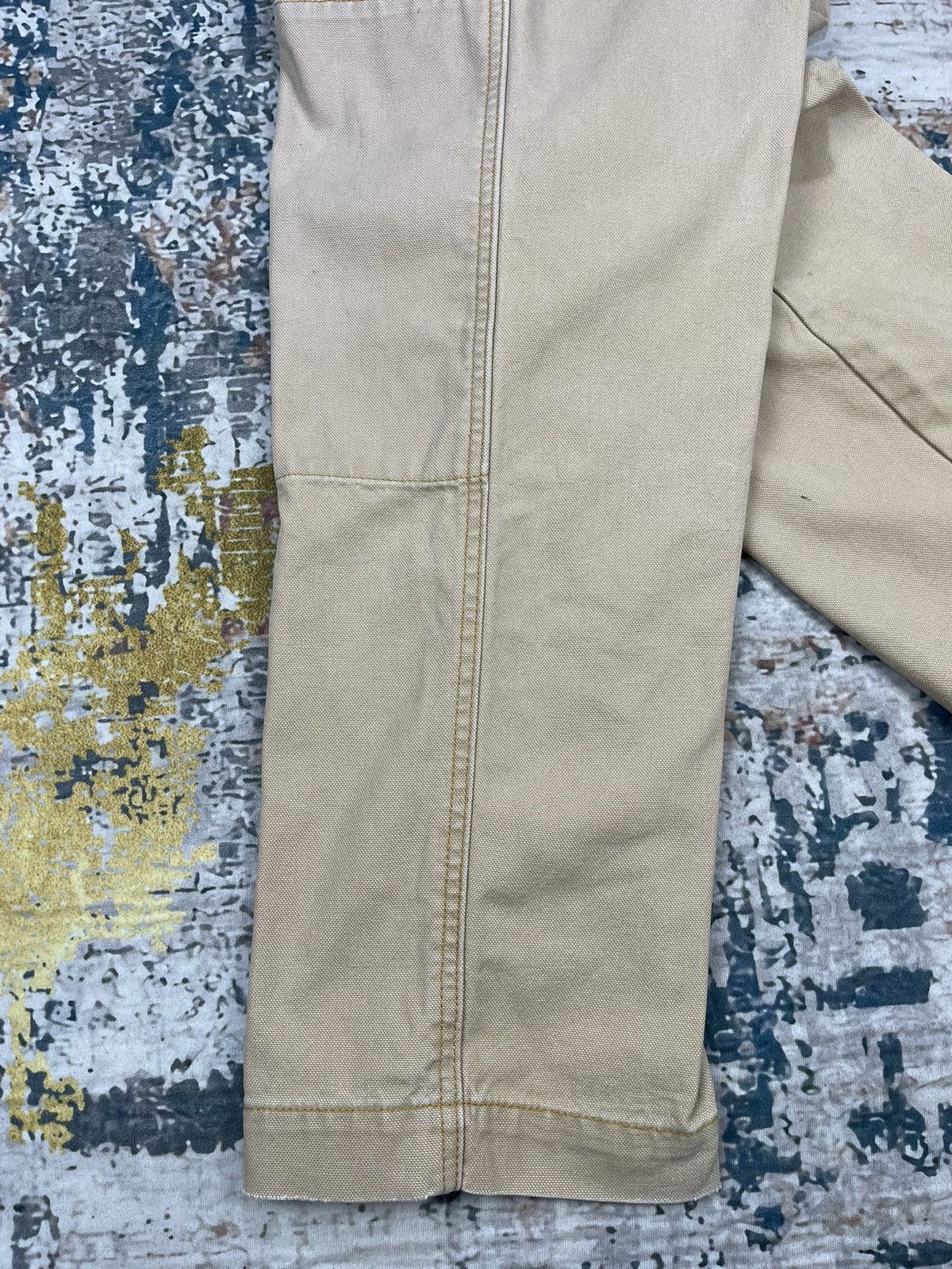 L.L. Bean Vintage LL Bean Double Knee Distressed Canvas Pants Size US 32 / EU 48 - 7 Thumbnail