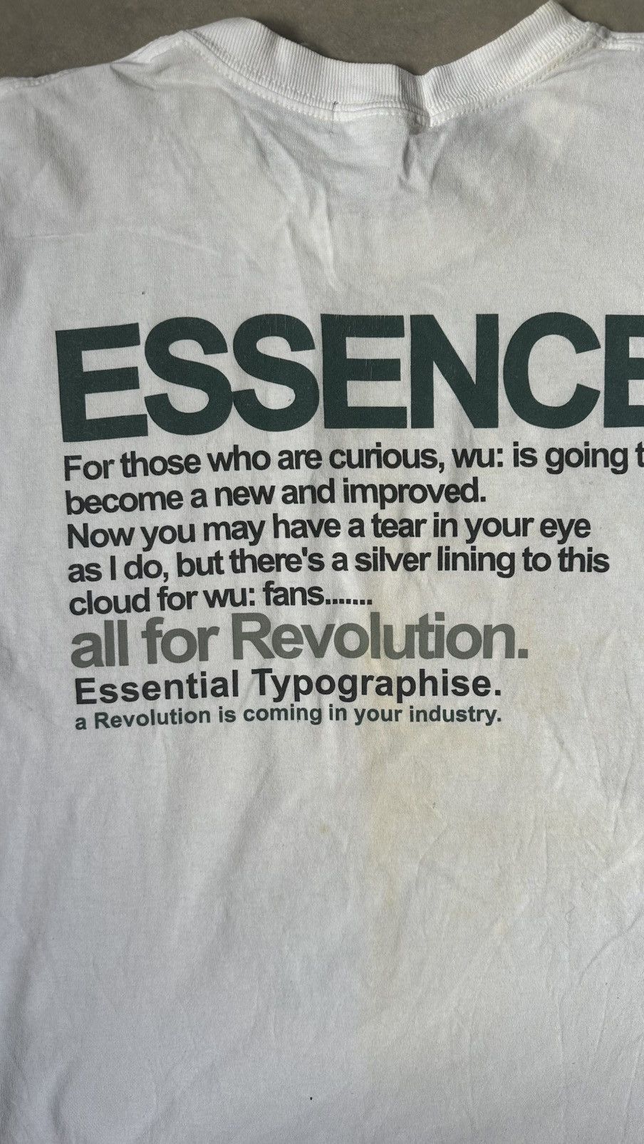 Vintage VINTAGE Y2K ESSENCE ESSENTIAL TYPOGRAPHISE URBAN ACCESS TEE Size US L / EU 52-54 / 3 - 6 Thumbnail