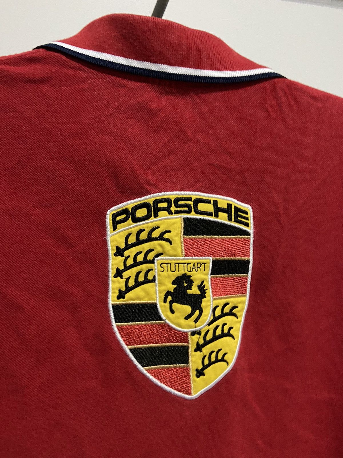 Porsche Design × Vintage Porsche racing polo team vintage big logo 2013 stuttgart Size US XL / EU 56 / 4 - 6 Thumbnail