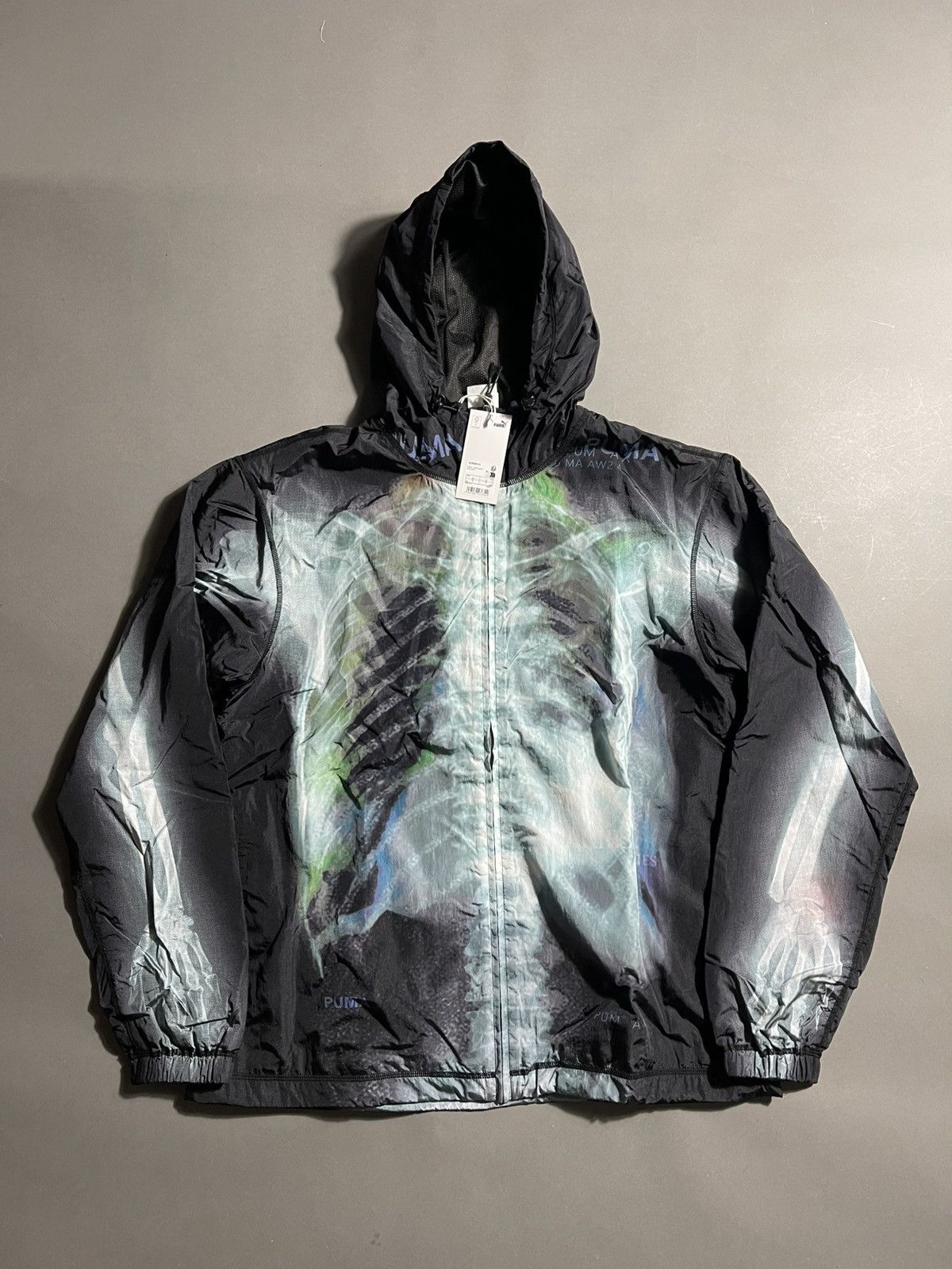 Puma Puma x Aries ‚Skeleton‘ Windbreaker Size US S / EU 44-46 / 1 - 1 Thumbnail