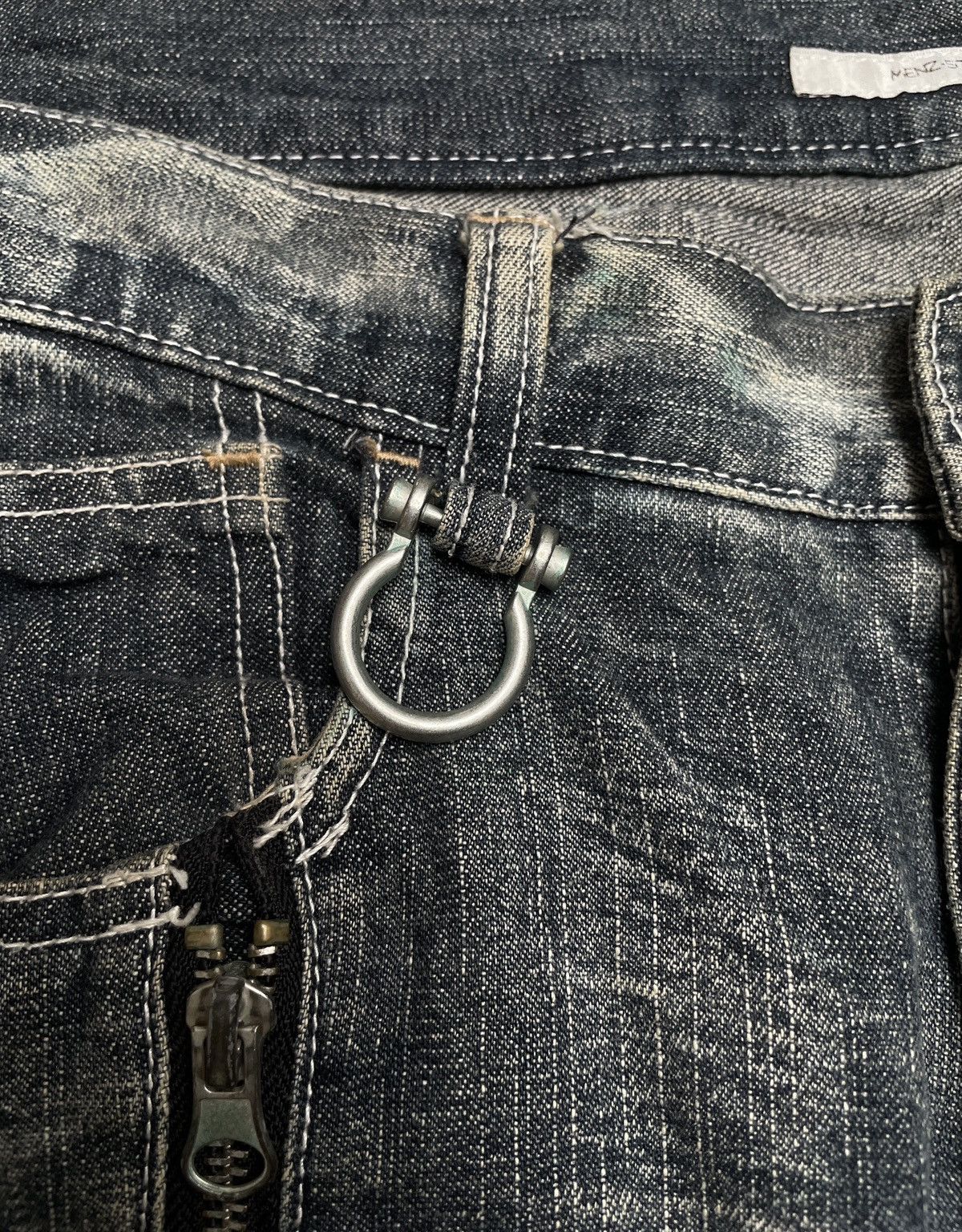Japanese Brand × Vintage Rare Design Vintage Brand Menz Style Flared Jeans 1990s Size US 33 - 11 Thumbnail
