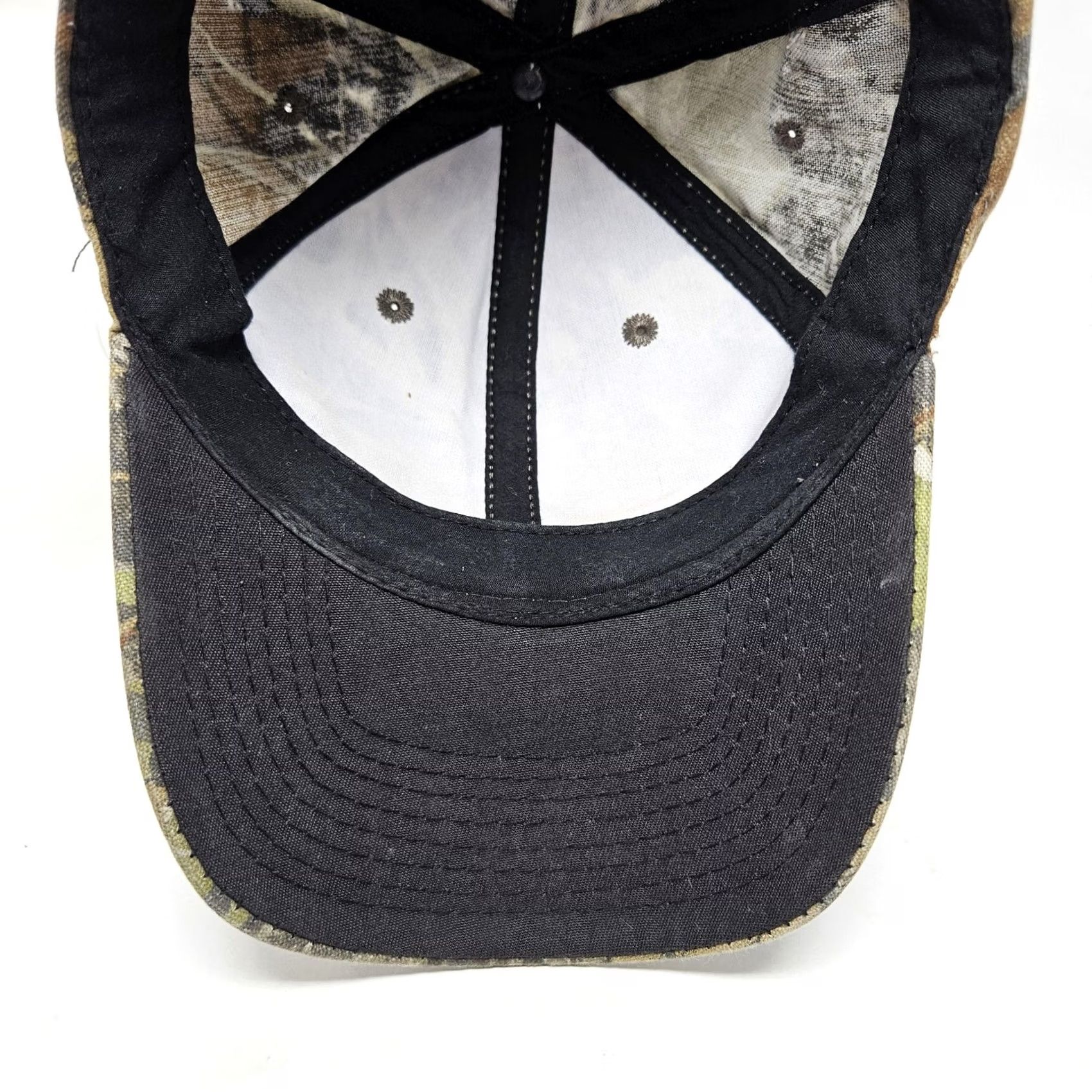 Vintage Mossy Oak Hat Cap Strap Back Green Brown Camo Obsession Hunting Mens One Size Size ONE SIZE - 7 Thumbnail
