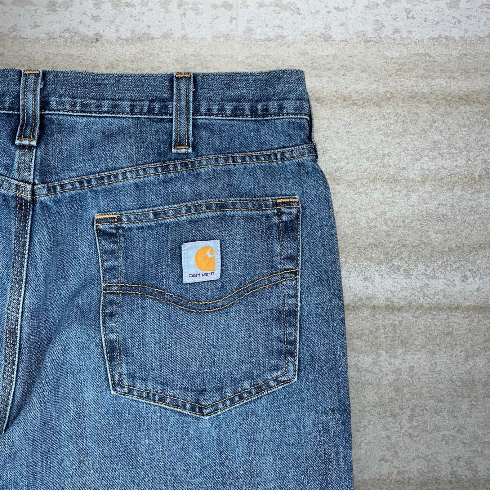 Carhartt × Carhartt Wip × Vintage Vintage Carhartt Jeans Relaxed Fit Medium Wash Work Wear 90s Size US 36 / EU 52 - 3 Thumbnail