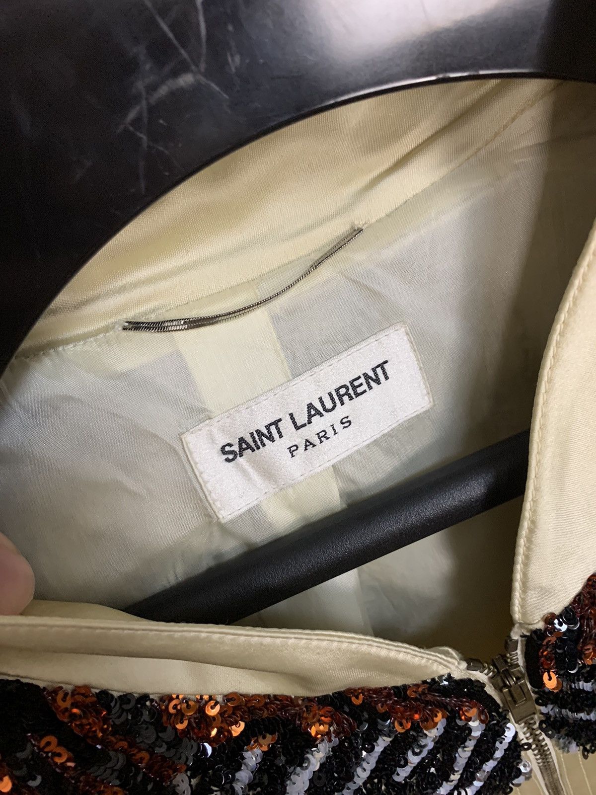 Saint Laurent Paris Saint Laurent 2016SS Tiger sequins Satin jacket Size US M / EU 48-50 / 2 - 4 Thumbnail